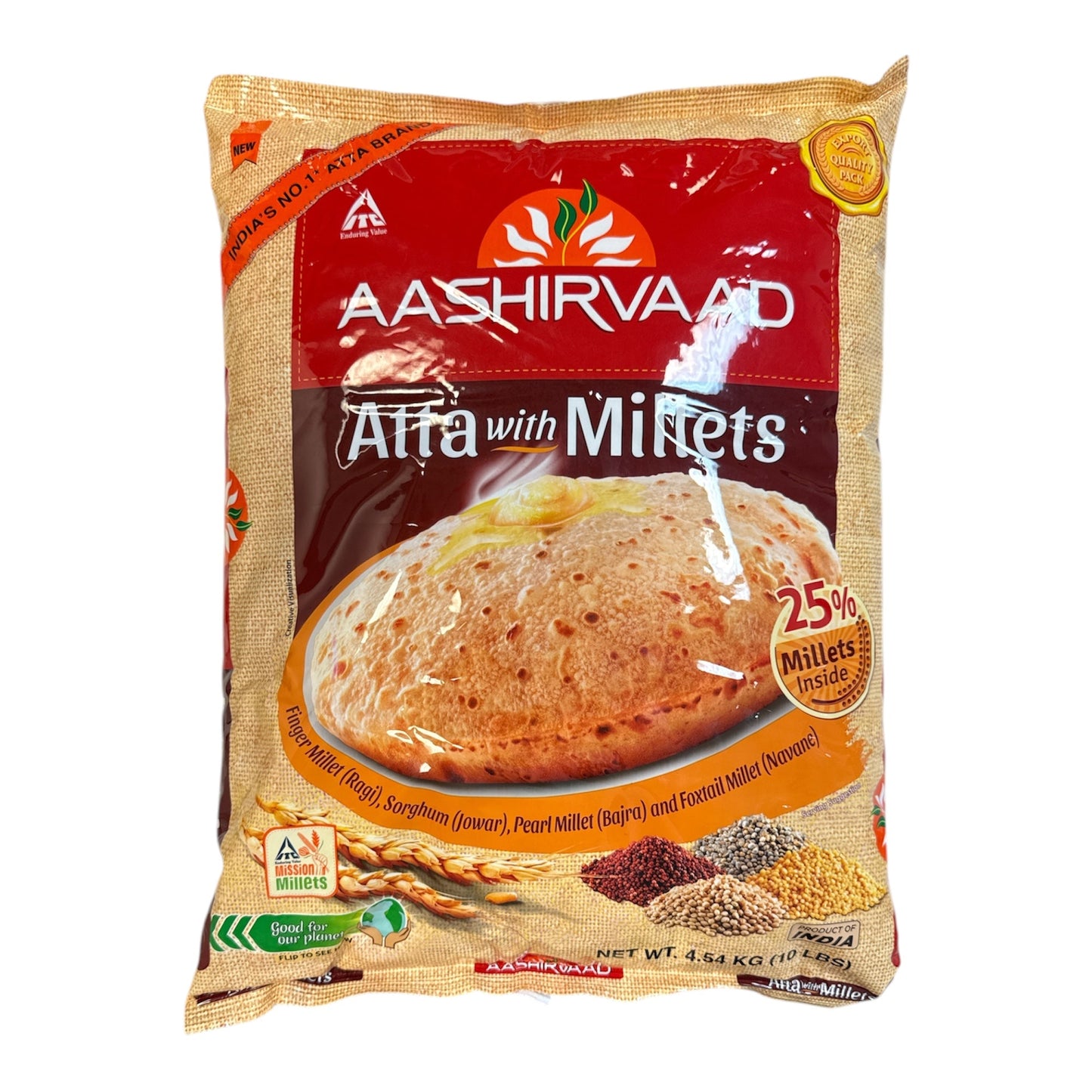 Aashirvaad Atta with Millets 10 LB