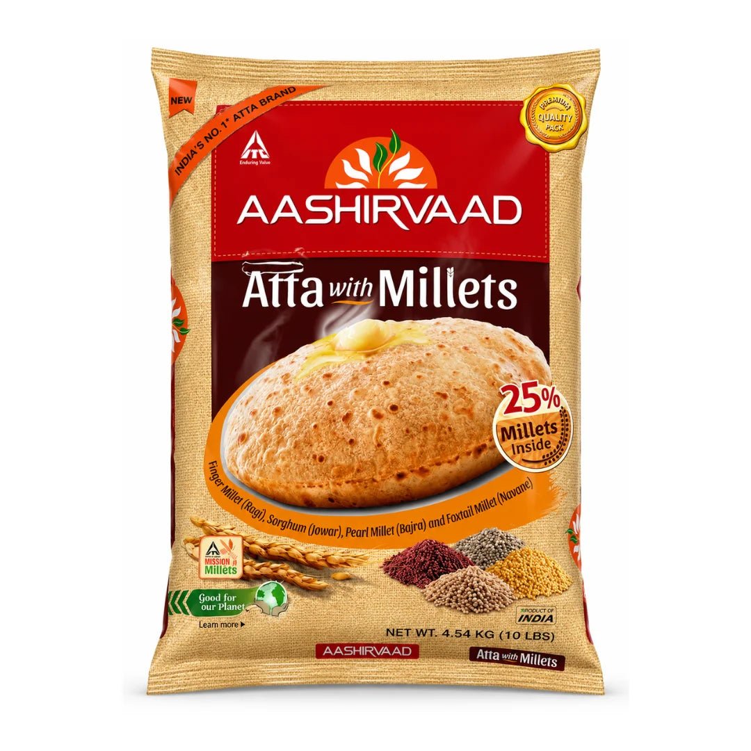 Aashirvaad Atta with Millets 10 LB