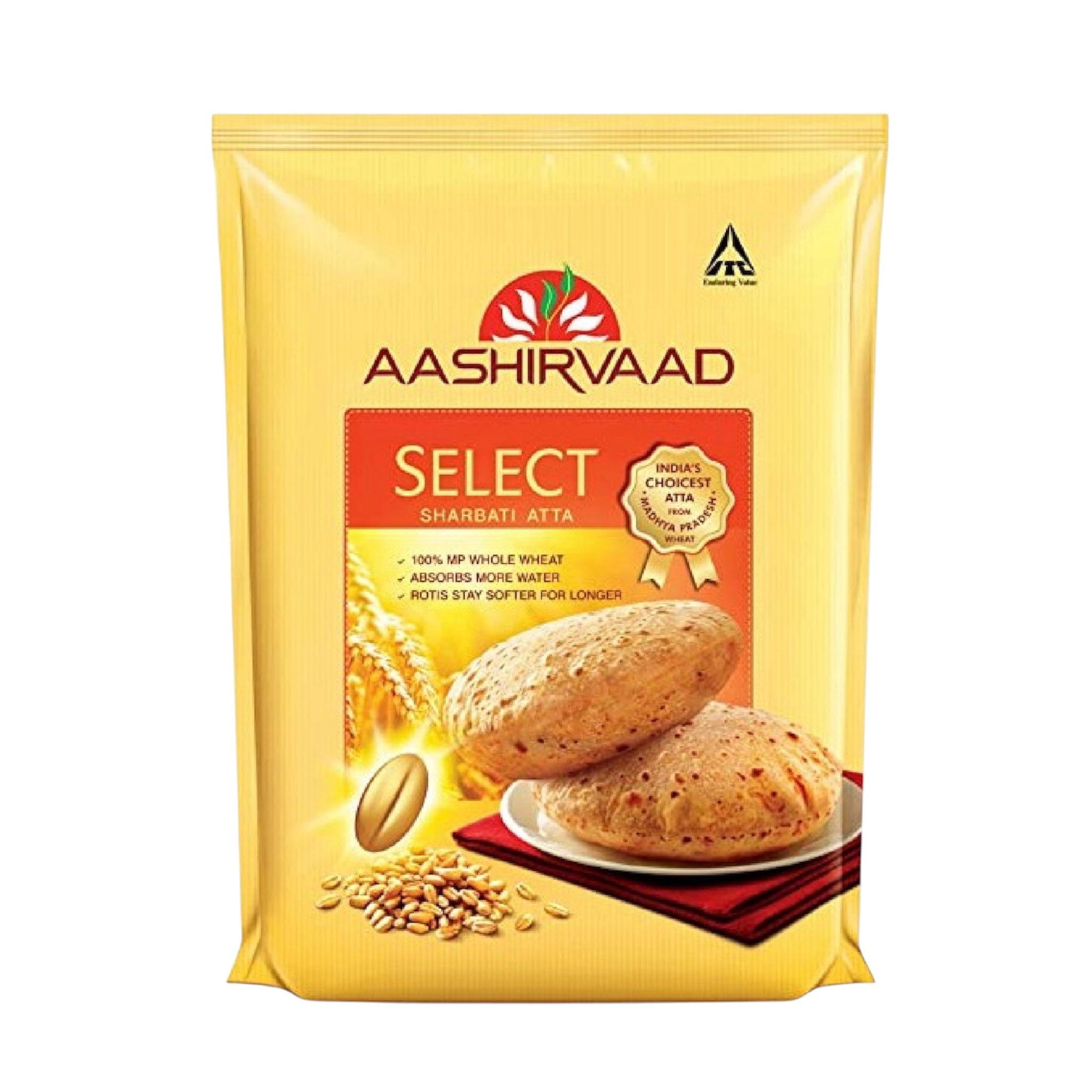 Aashrivaad Sharbati Chapati Flour 20 Lb
