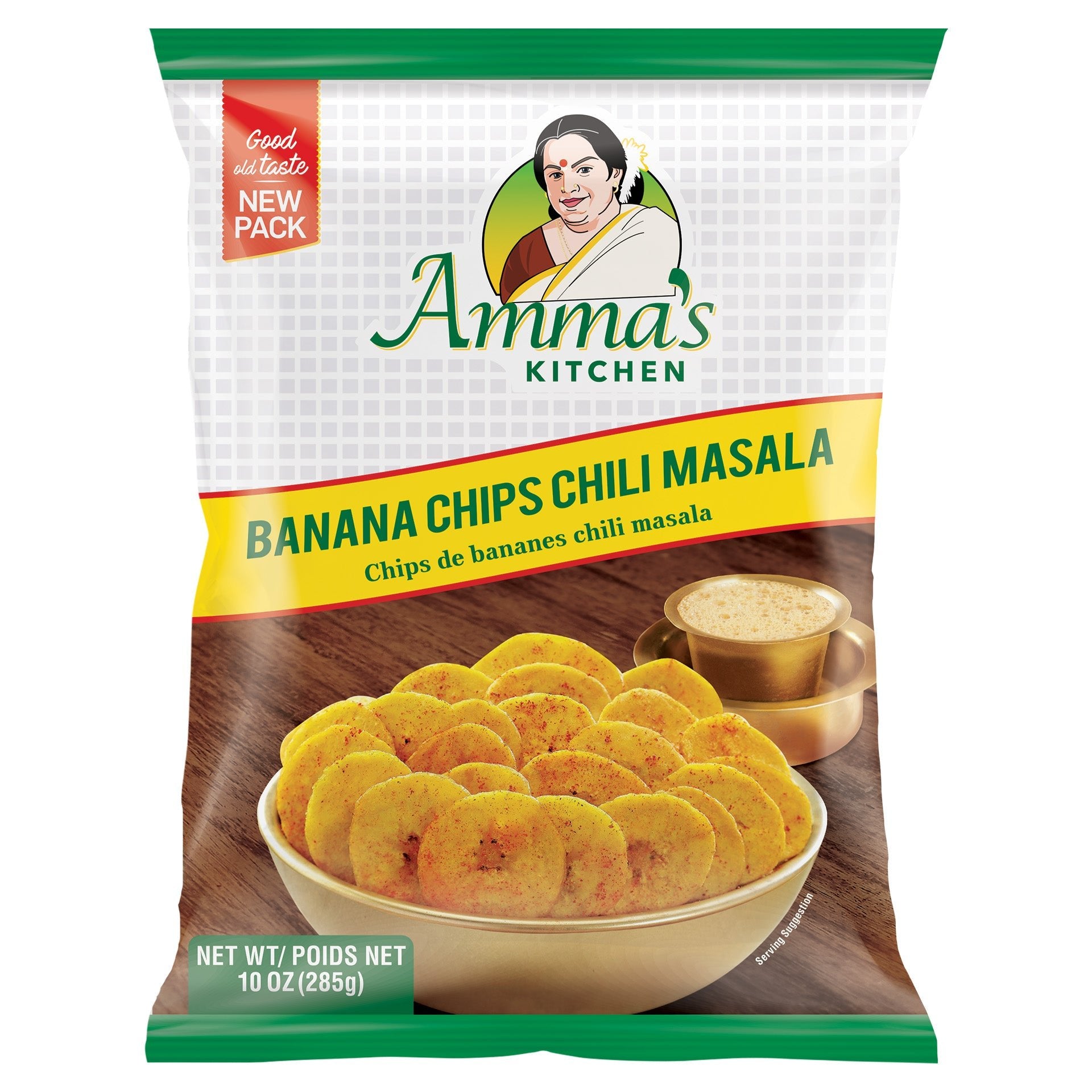 Amma's Kitchen Banana Chips Chili Masala 285 gm