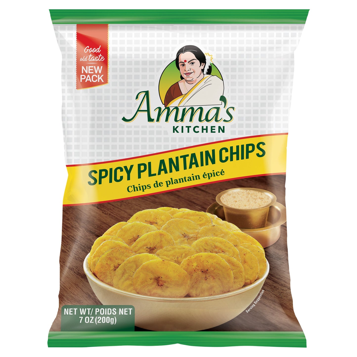 Amma's Kitchen Spicy Plantain Chips 200 gm