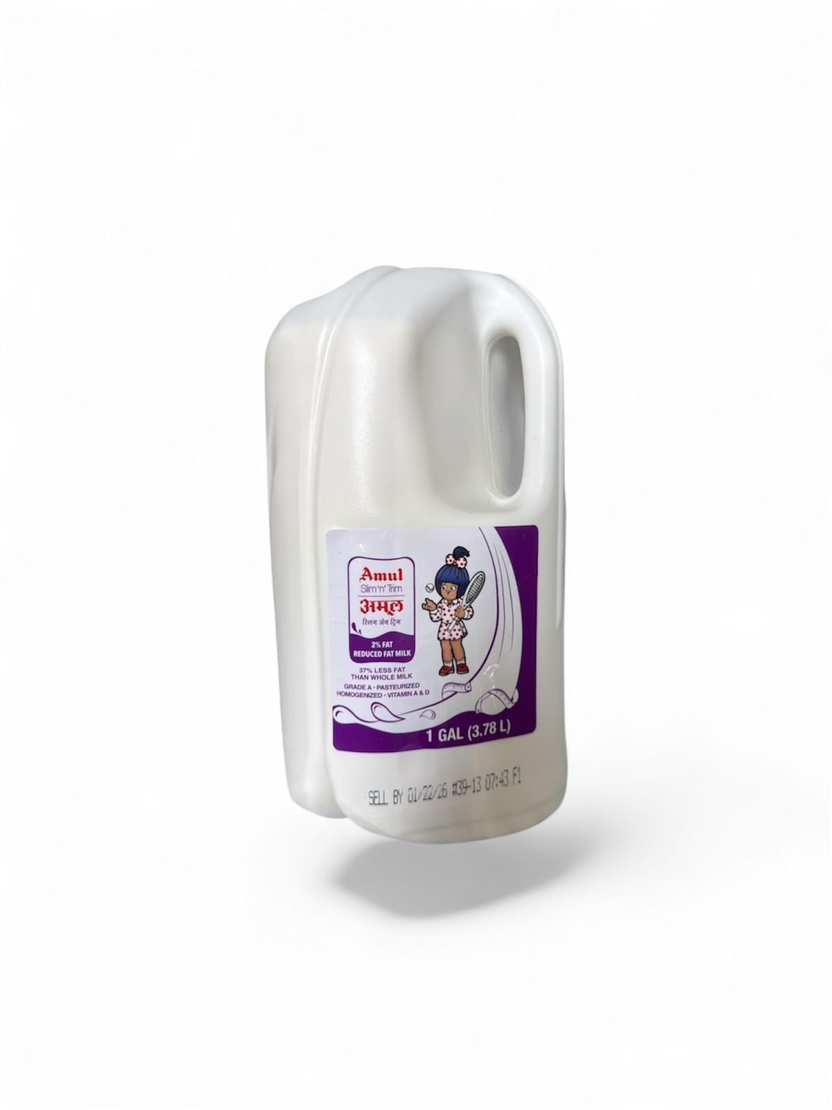 Amul 2% Reduced Fat Milk 1 Gallon