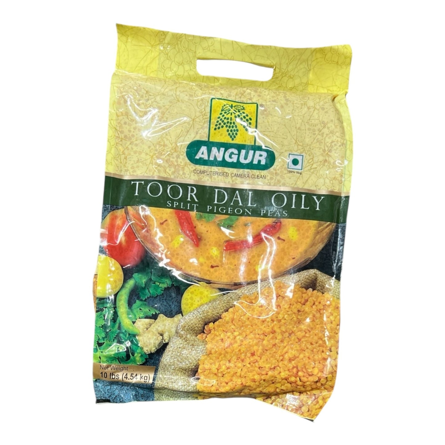 Angur Toor Dal Oily 10 Lb