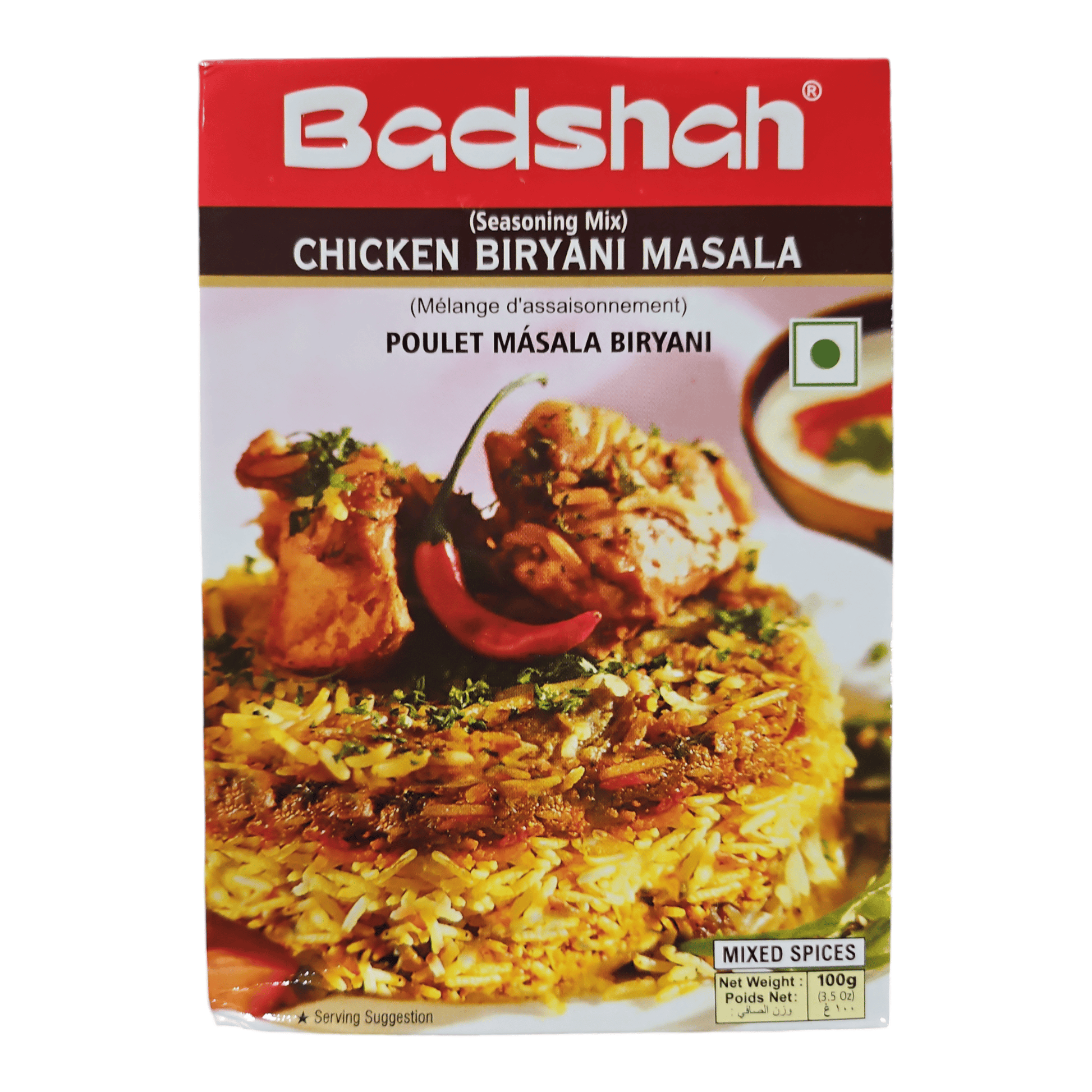 Badshah Chicken Biryani Masala 100 Gm badshah-chicken-biryani-masala-100-gm