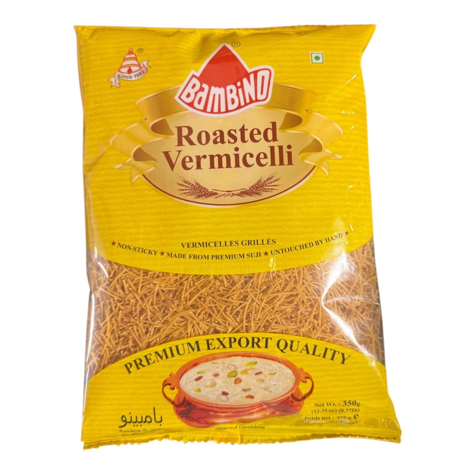 Bambino Roasted Vermicelli 350 GM (Export Quality)