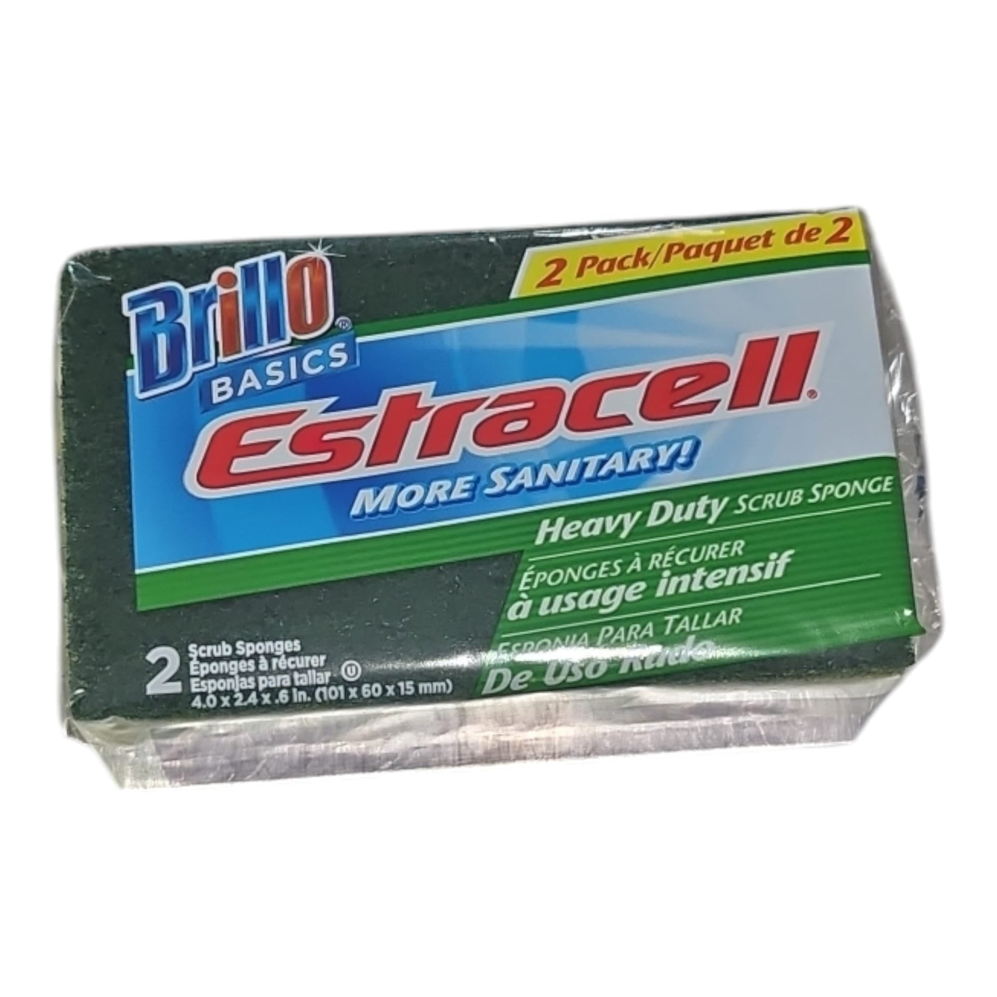 Brillo Sponge Heavy Duty 2pk