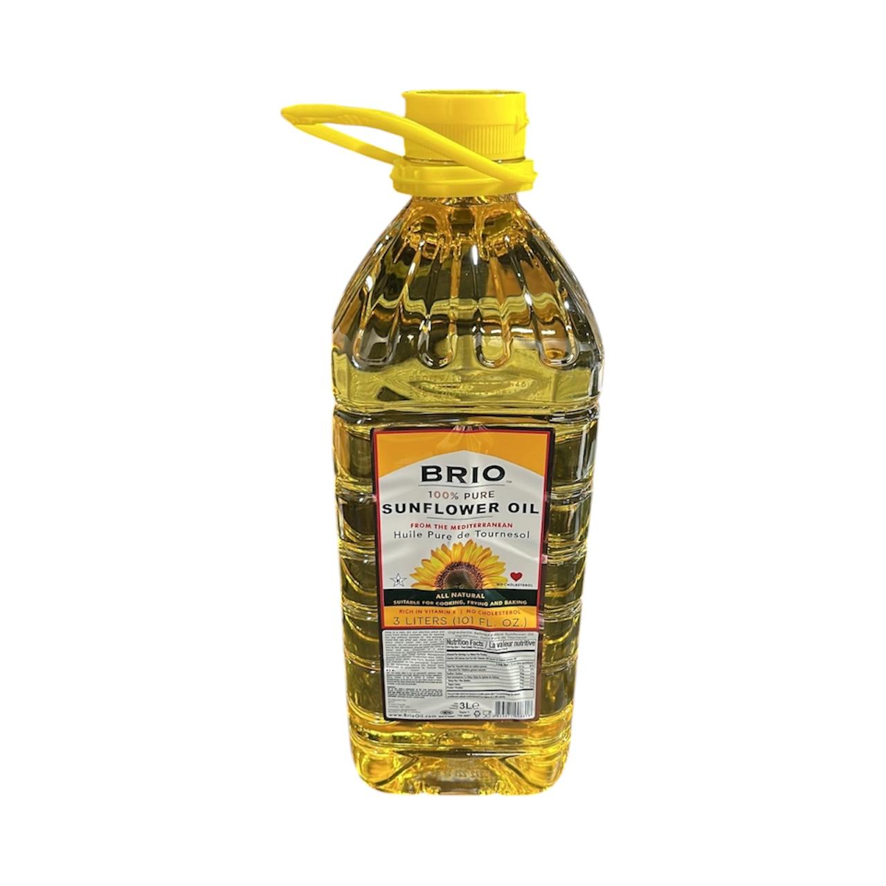 Brio Sunflower Oil 3 Ltr