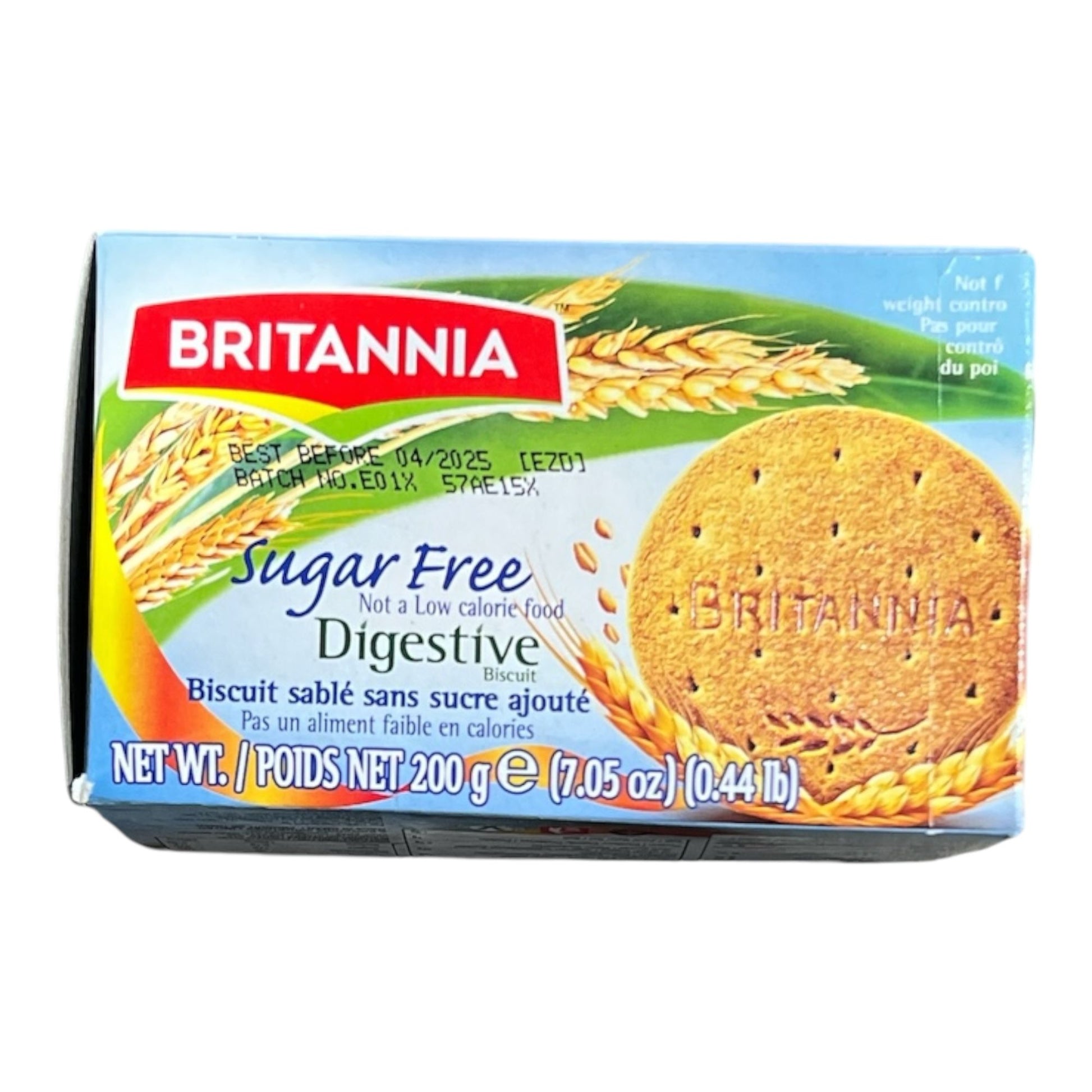 Britannia Digestive SugarFree Biscuits 7 OZ