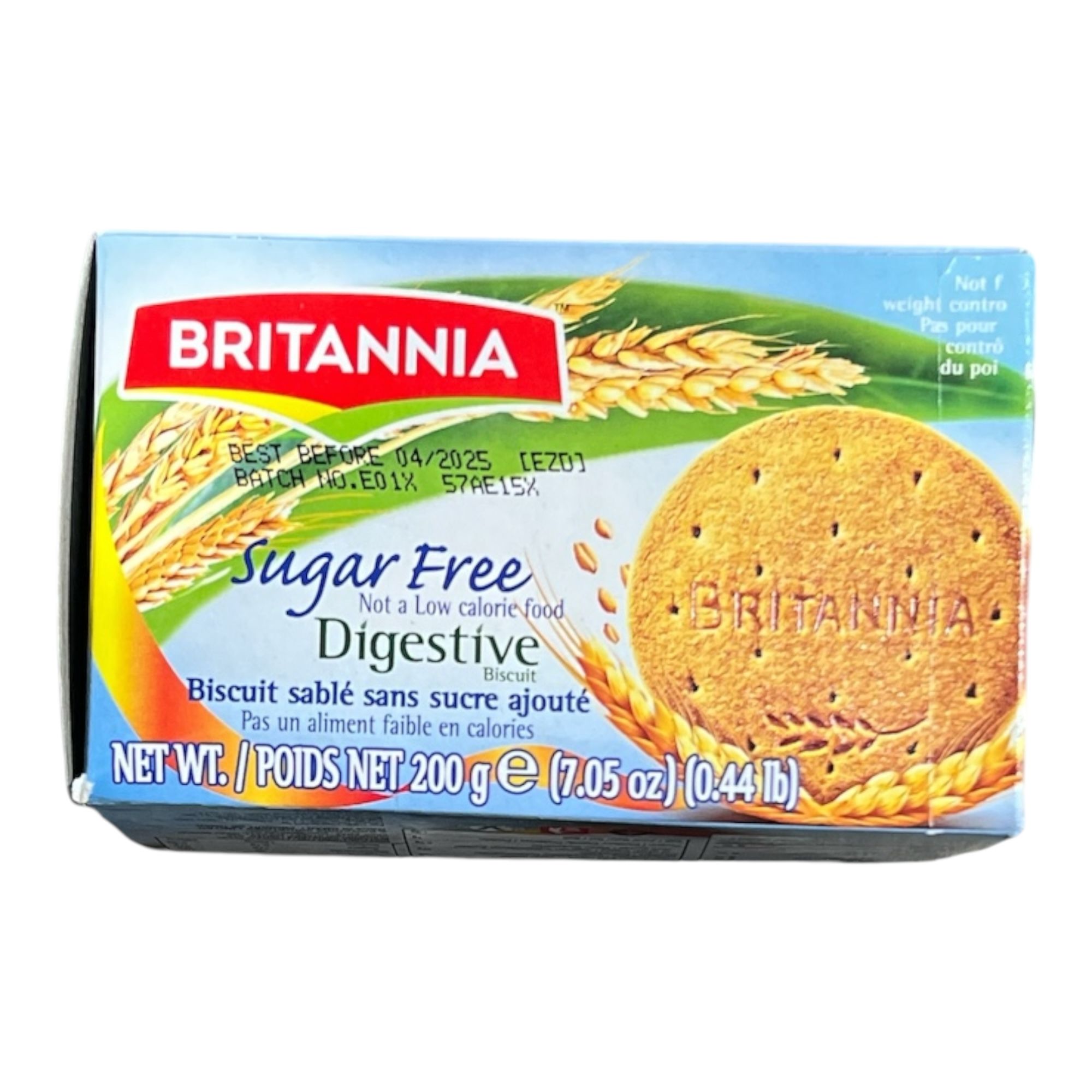 Britannia Digestive SugarFree Biscuits 7 OZ