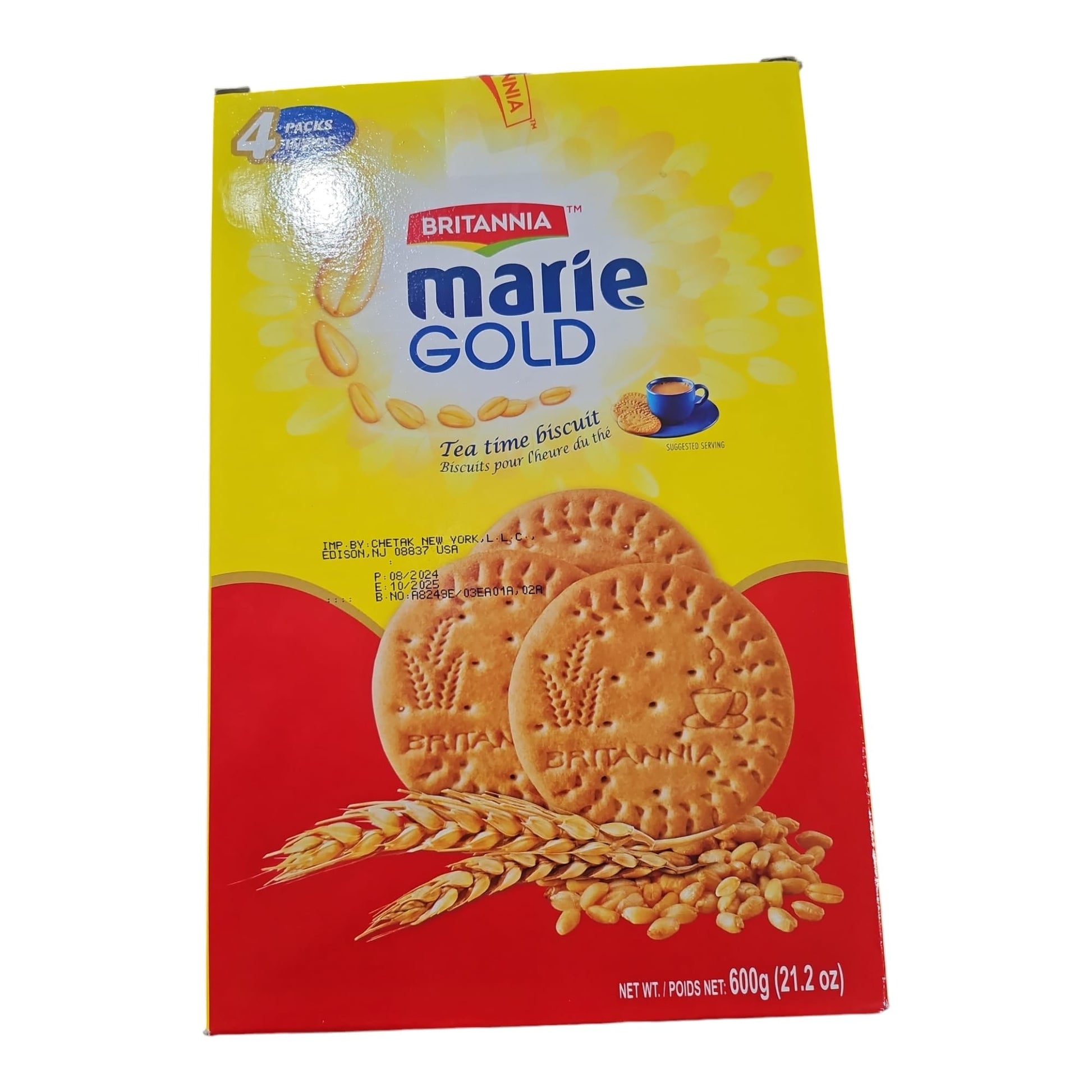 Britannia Marie Gold Cookies 4 Pack