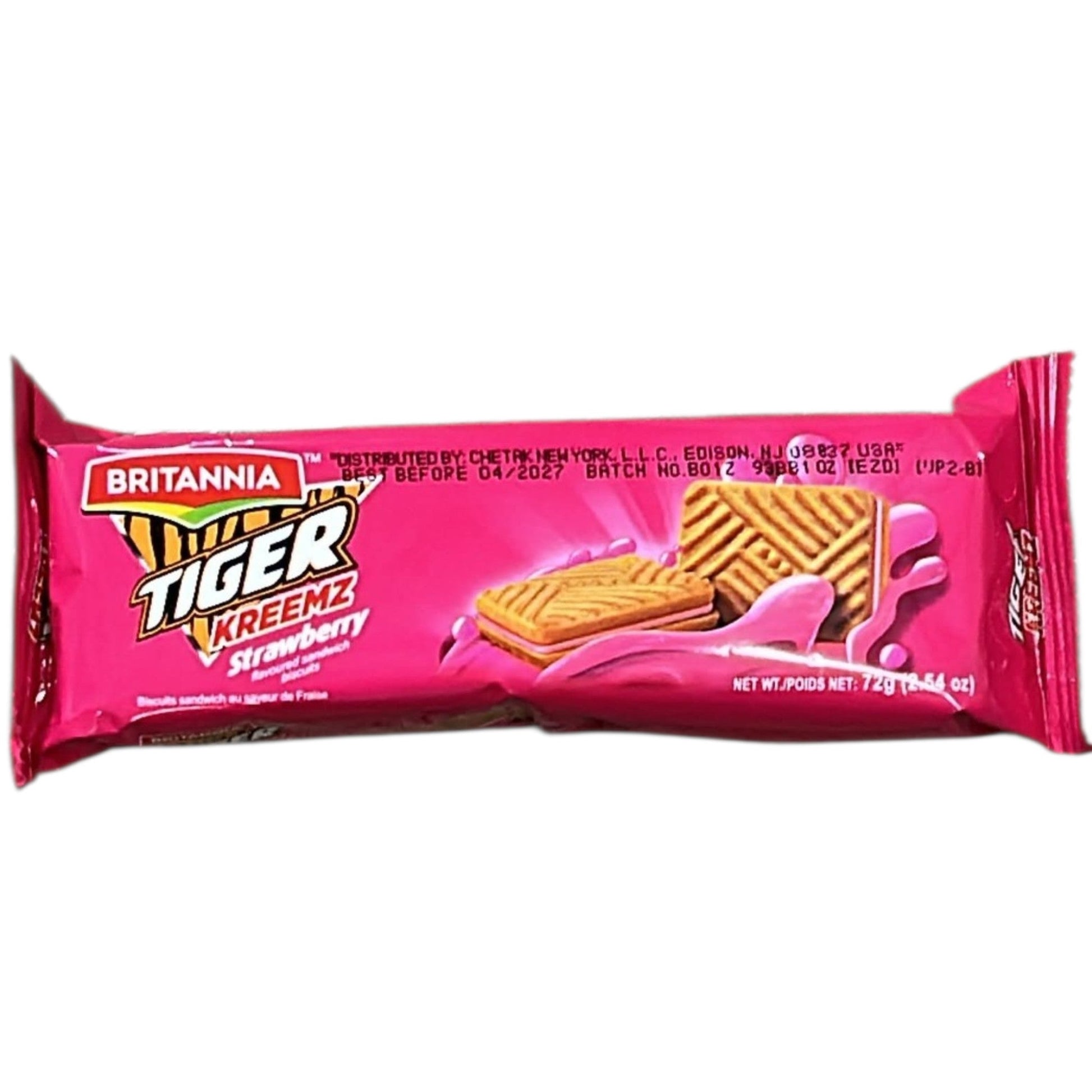 Britannia Tiger Kreemz Strawberry 2.6 Oz