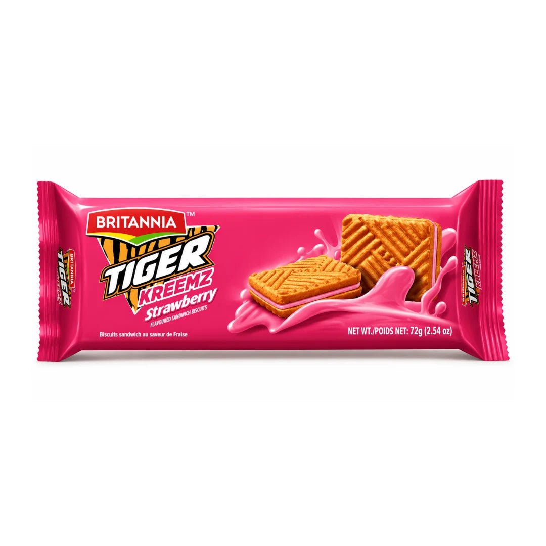Britannia Tiger Kreemz Strawberry 2.6 Oz