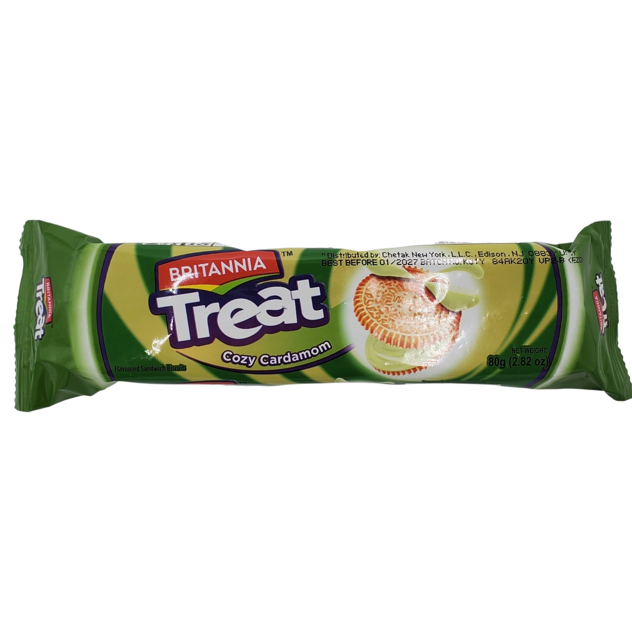 Britannia Treat Cardamom Biscuit 2.8 Oz