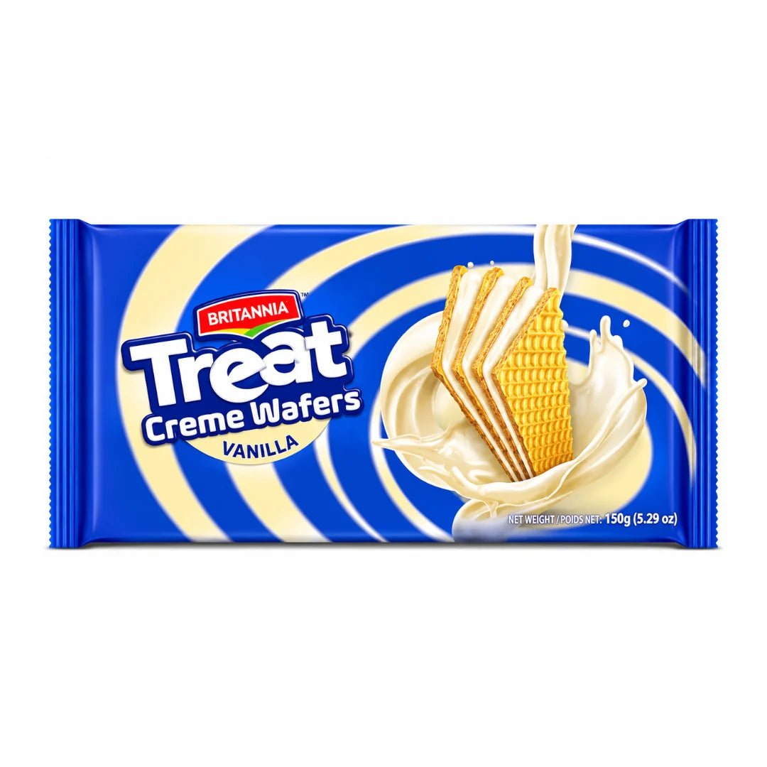 Britannia Treat Vanilla Creme wafers 150 gm