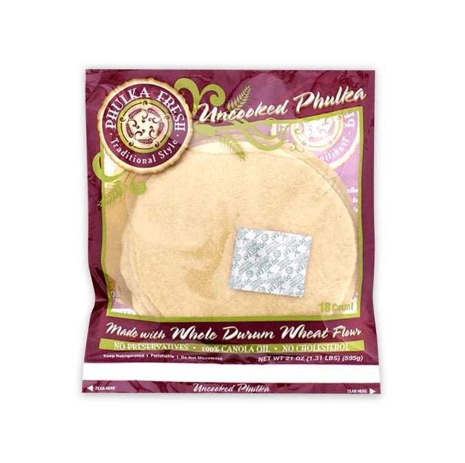 Case Phulka Fresh Uncooked 216 PCS