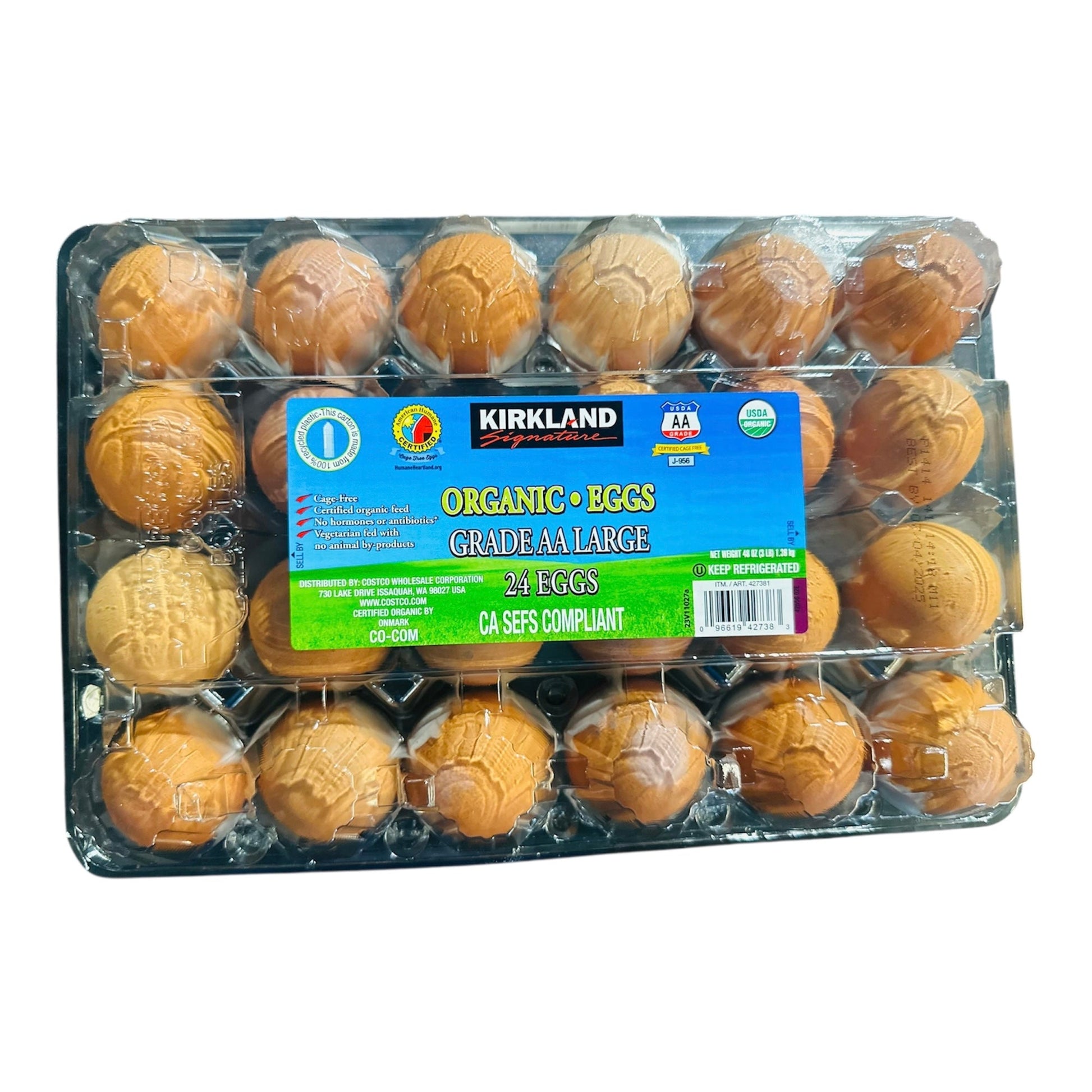 Costco Organic Eggs Pack of 24