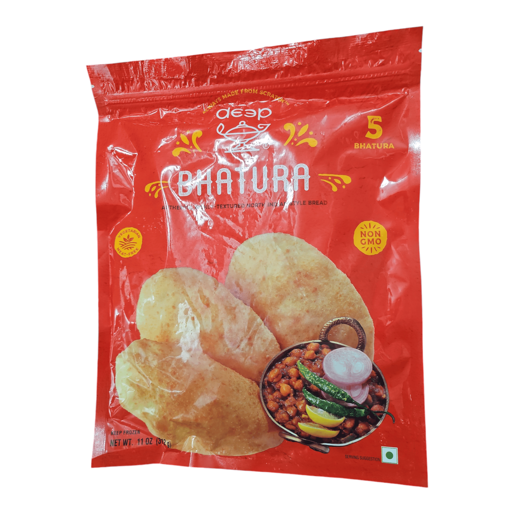 Deep Frozen Bhatura (Pack of 5)