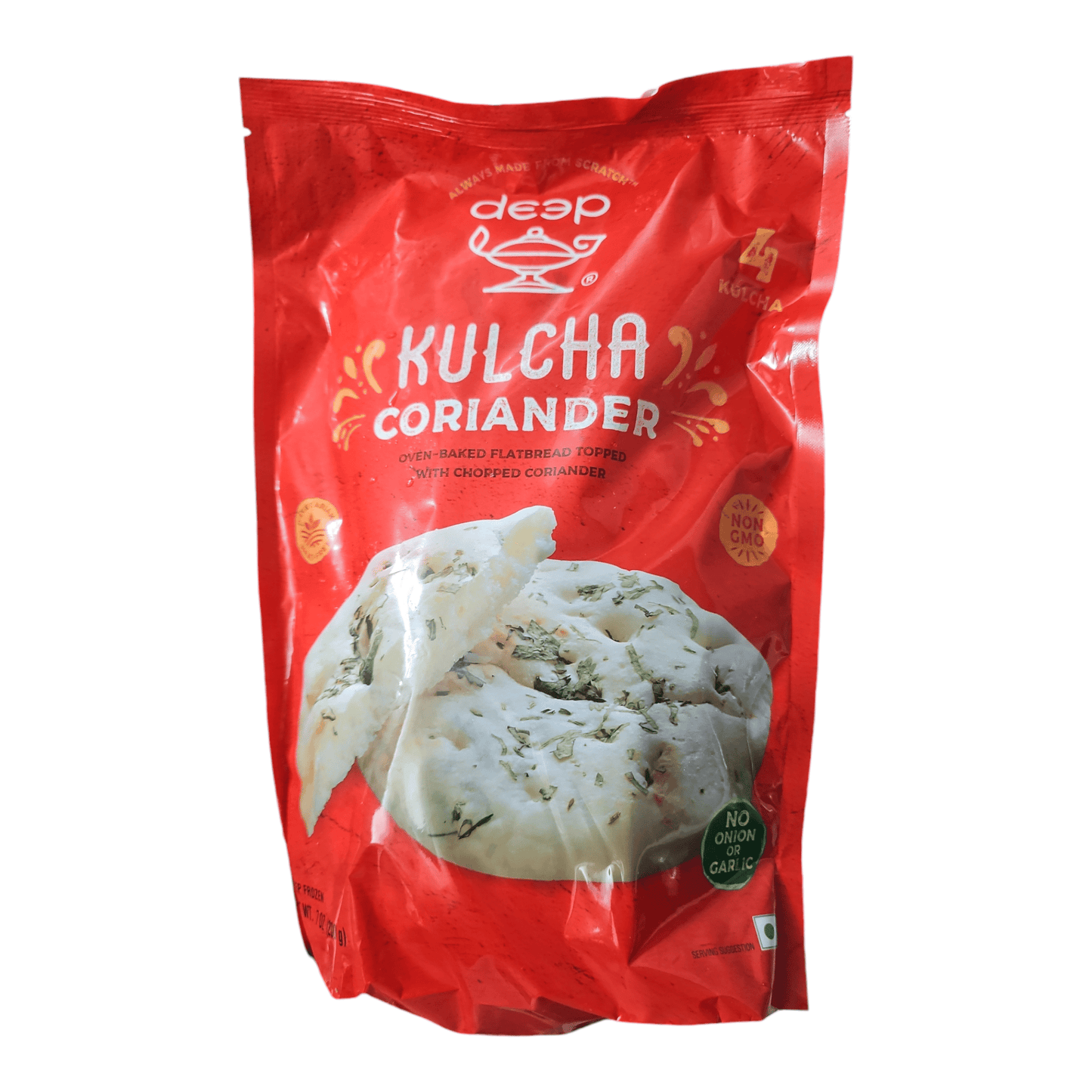 Deep Frozen Coriander Kulcha (Pack of 4)