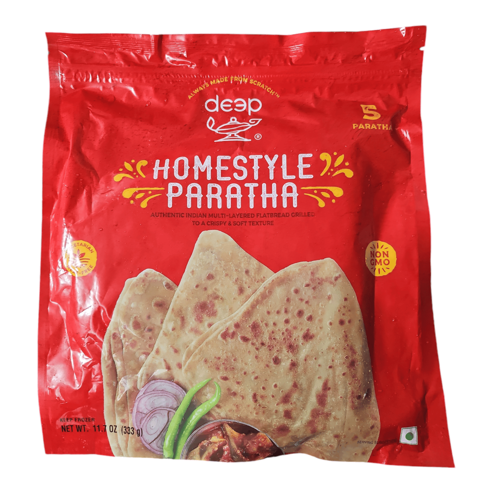 Deep Frozen Homestyle Paratha (Pack of 5)