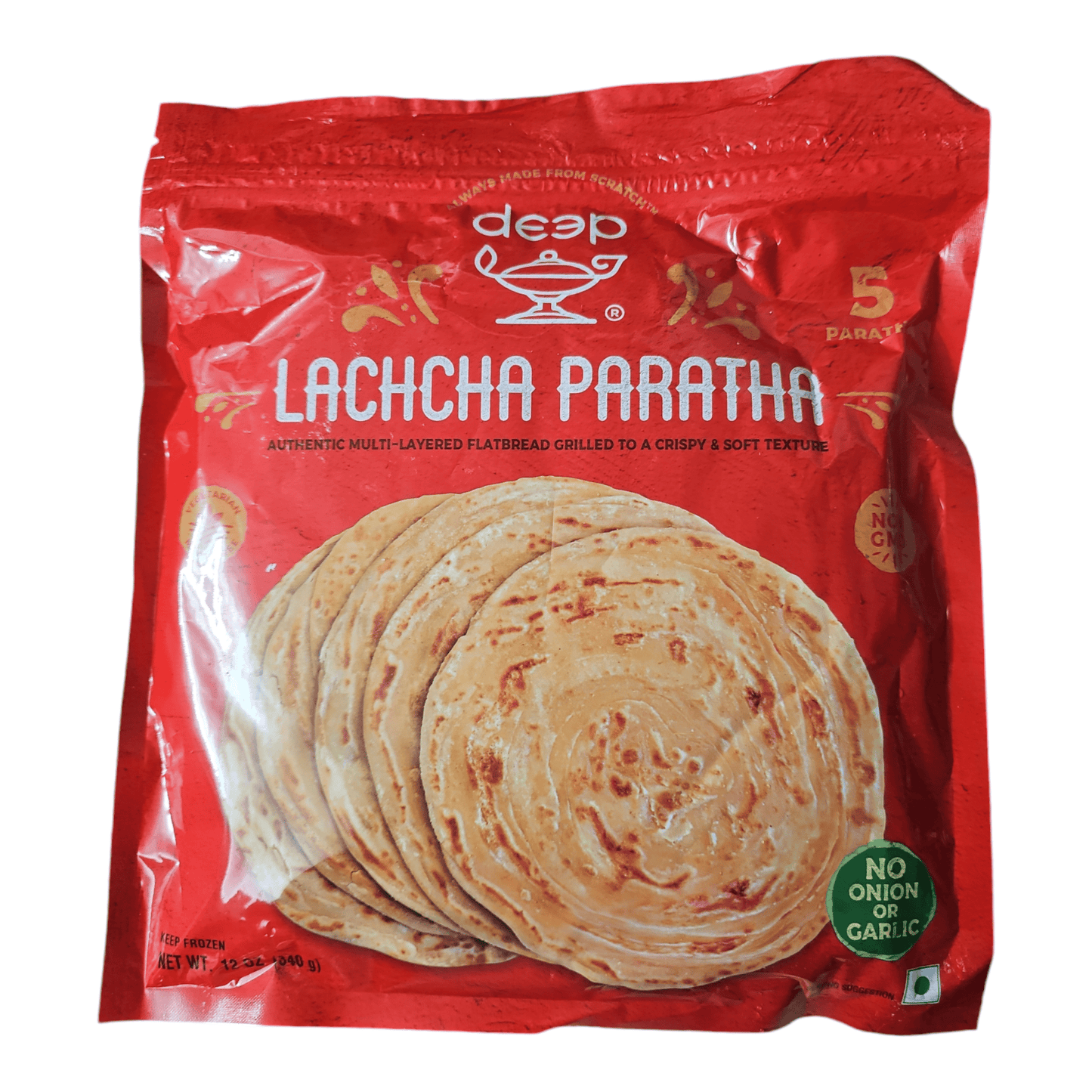 Deep Frozen Lachcha Paratha (Pack of 5)