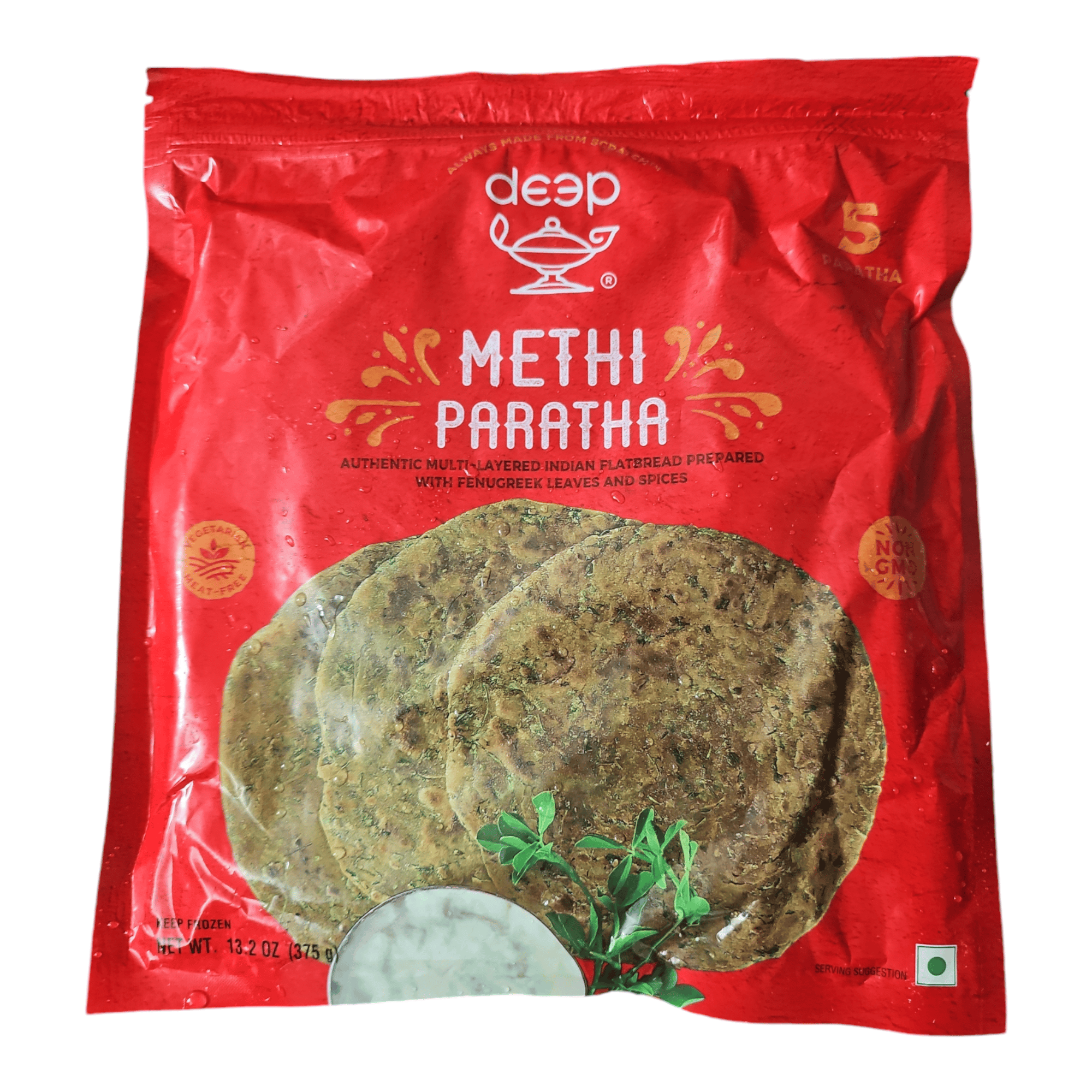 Deep Frozen Methi Paratha (Pack of 5)
