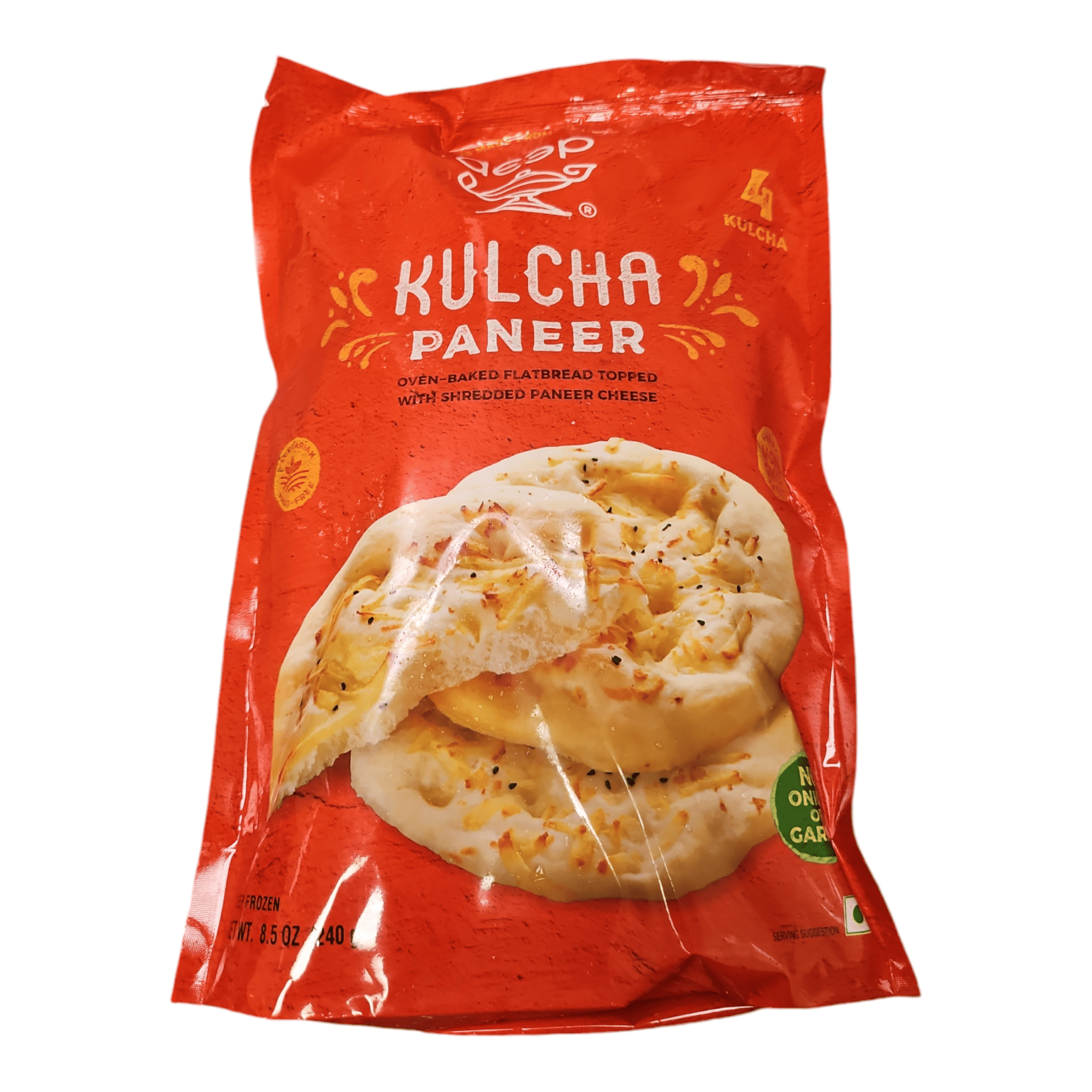 Deep Frozen Paneer Kulcha (Pack of 4)