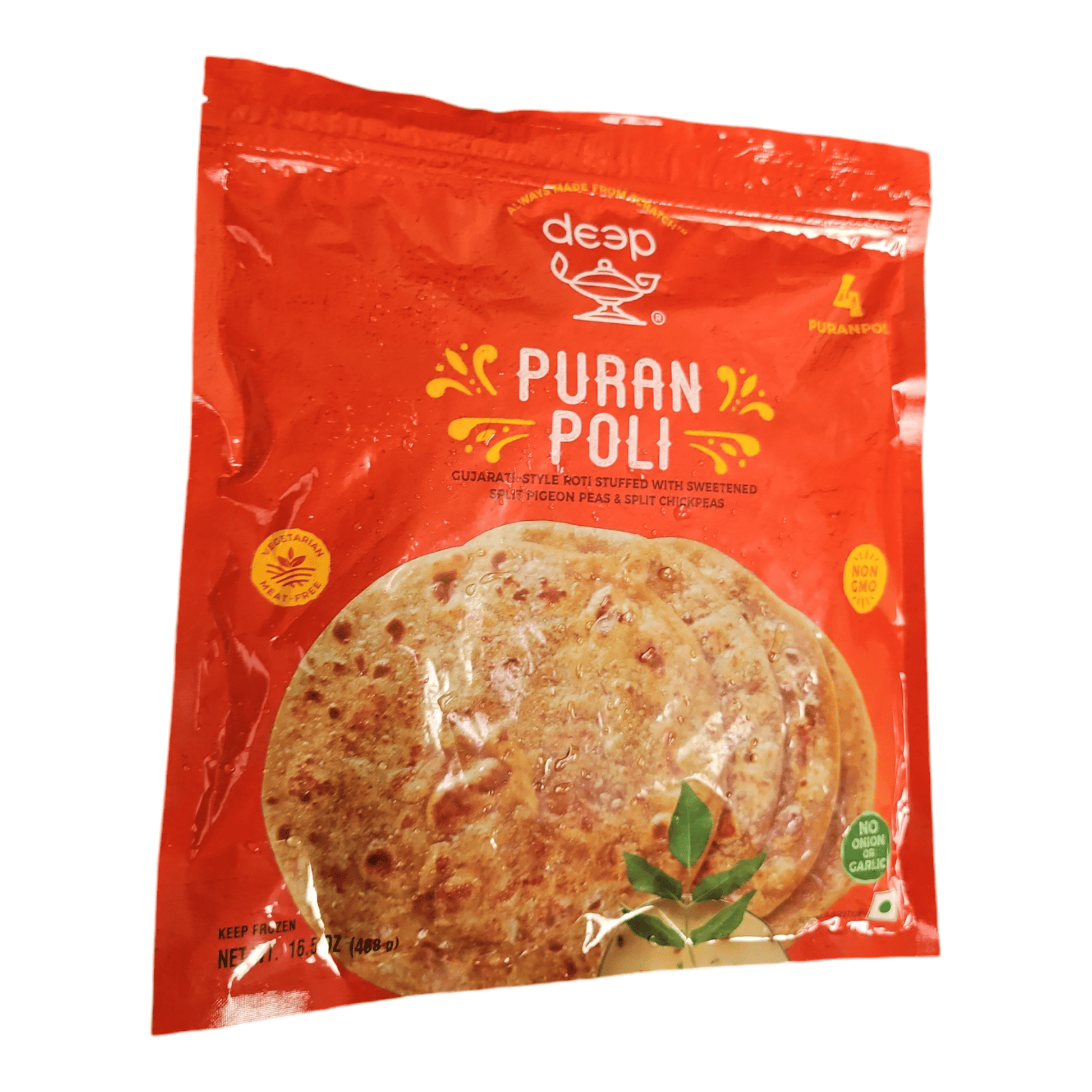 Deep Frozen Puran Poli (Pack of 4)
