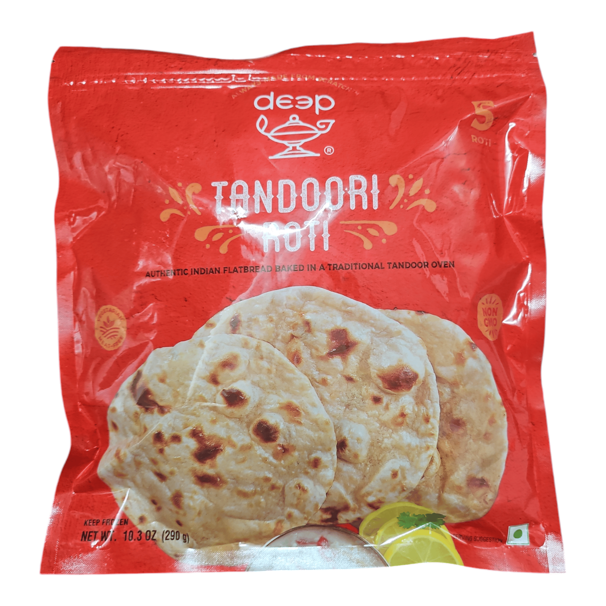Deep Frozen Tandoori Roti (Pack of 5)