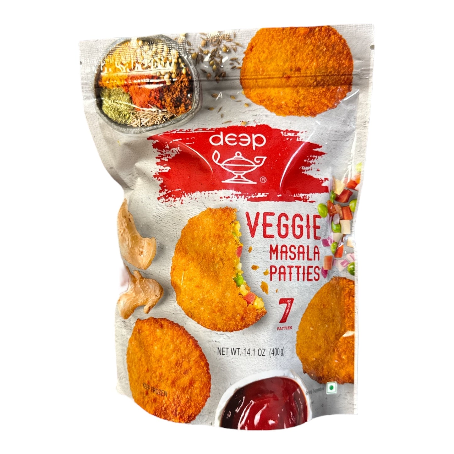 Deep Frozen Veg Masala Patties 14 oz