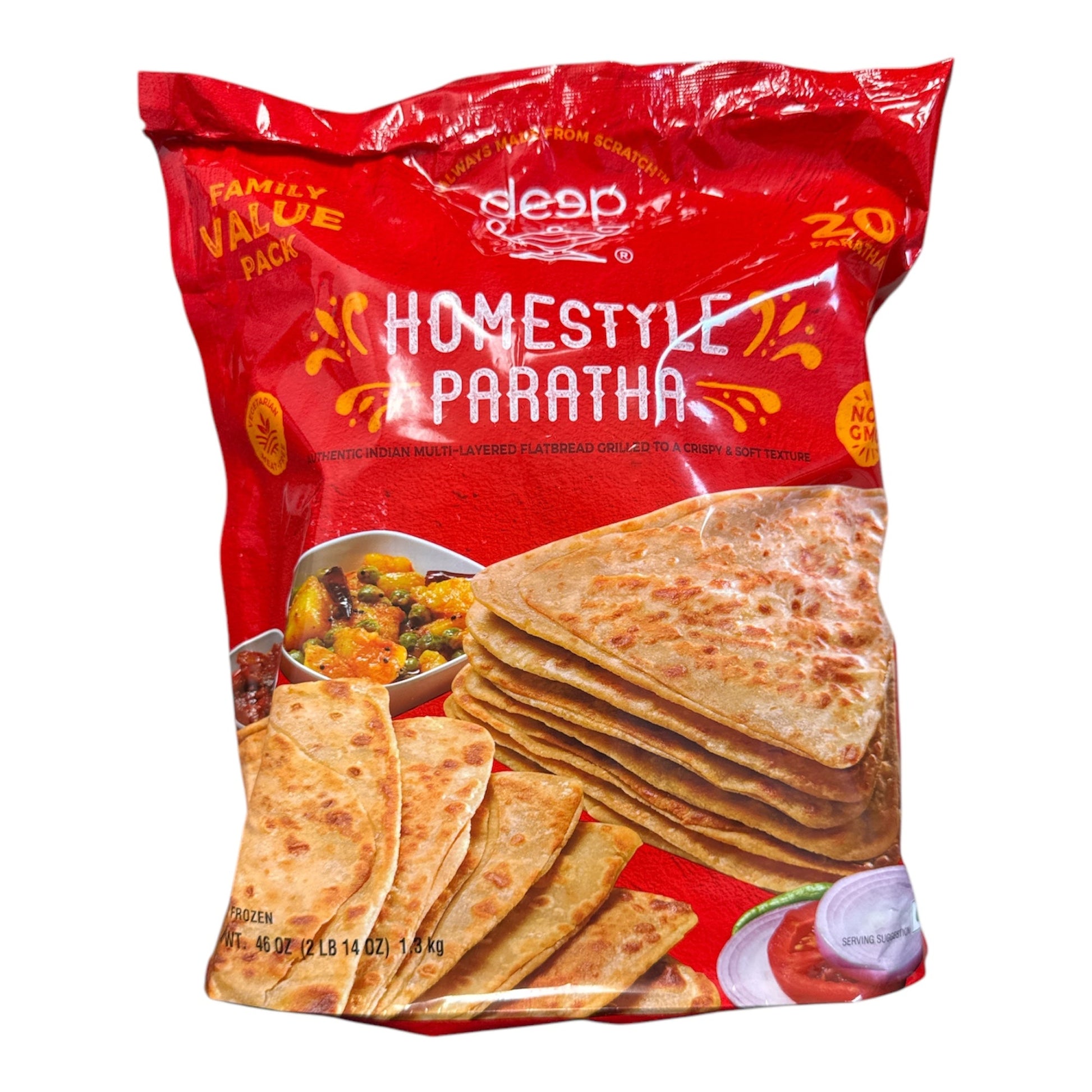 Deep Homestyle Paratha Family Pack 2 LB 14 Oz