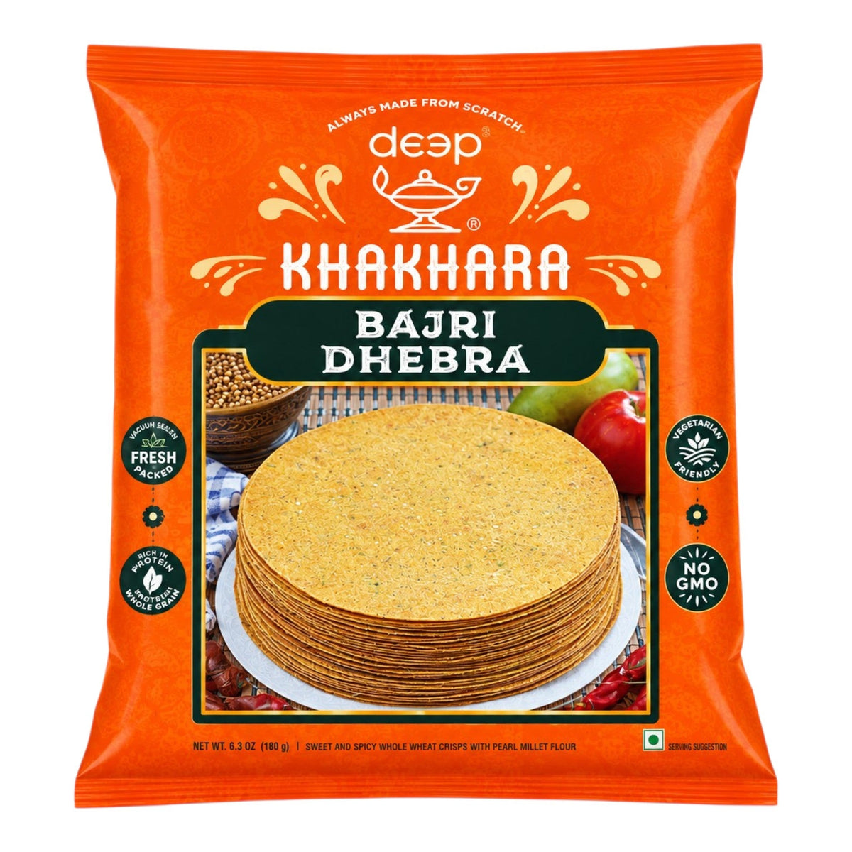 Deep Kha Bajri Dhebra 7 Oz