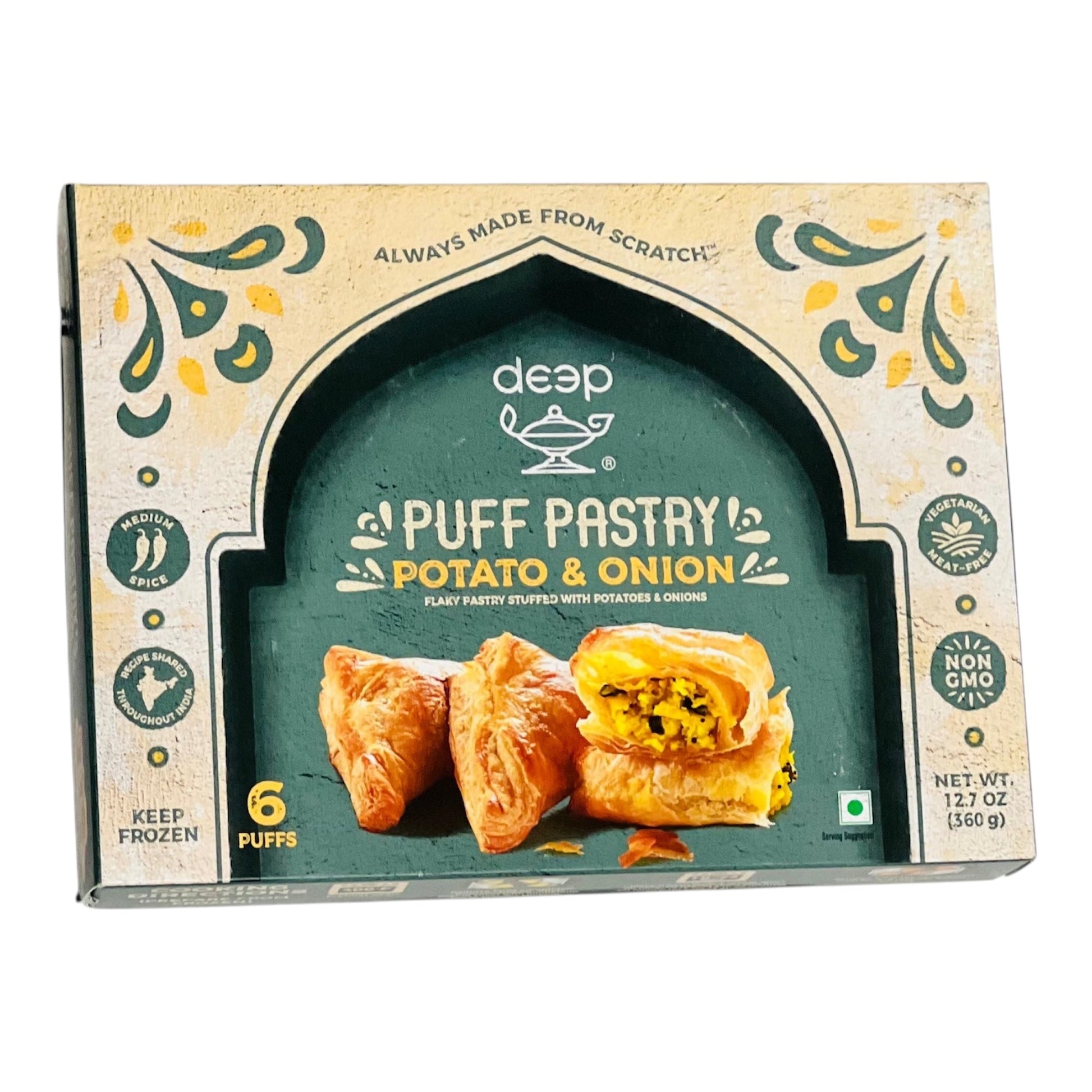 Deep Potato & Onion Puff Pastry (Pack of 6)