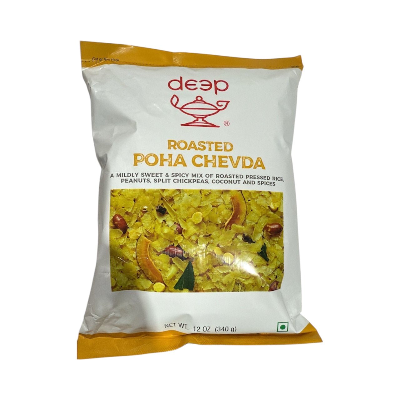 Deep Roasted Poha chiwda 12 Oz