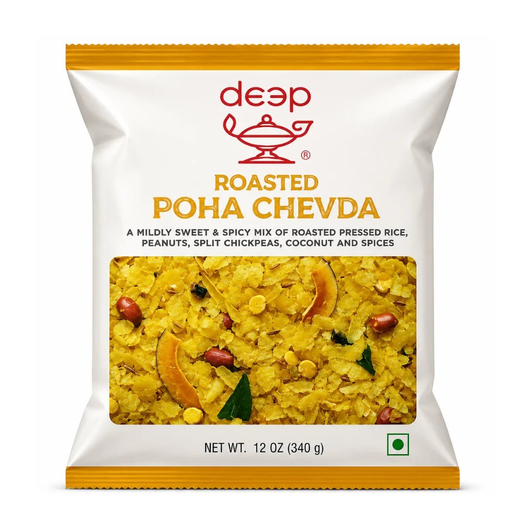 Deep Roasted Poha chiwda 12 Oz
