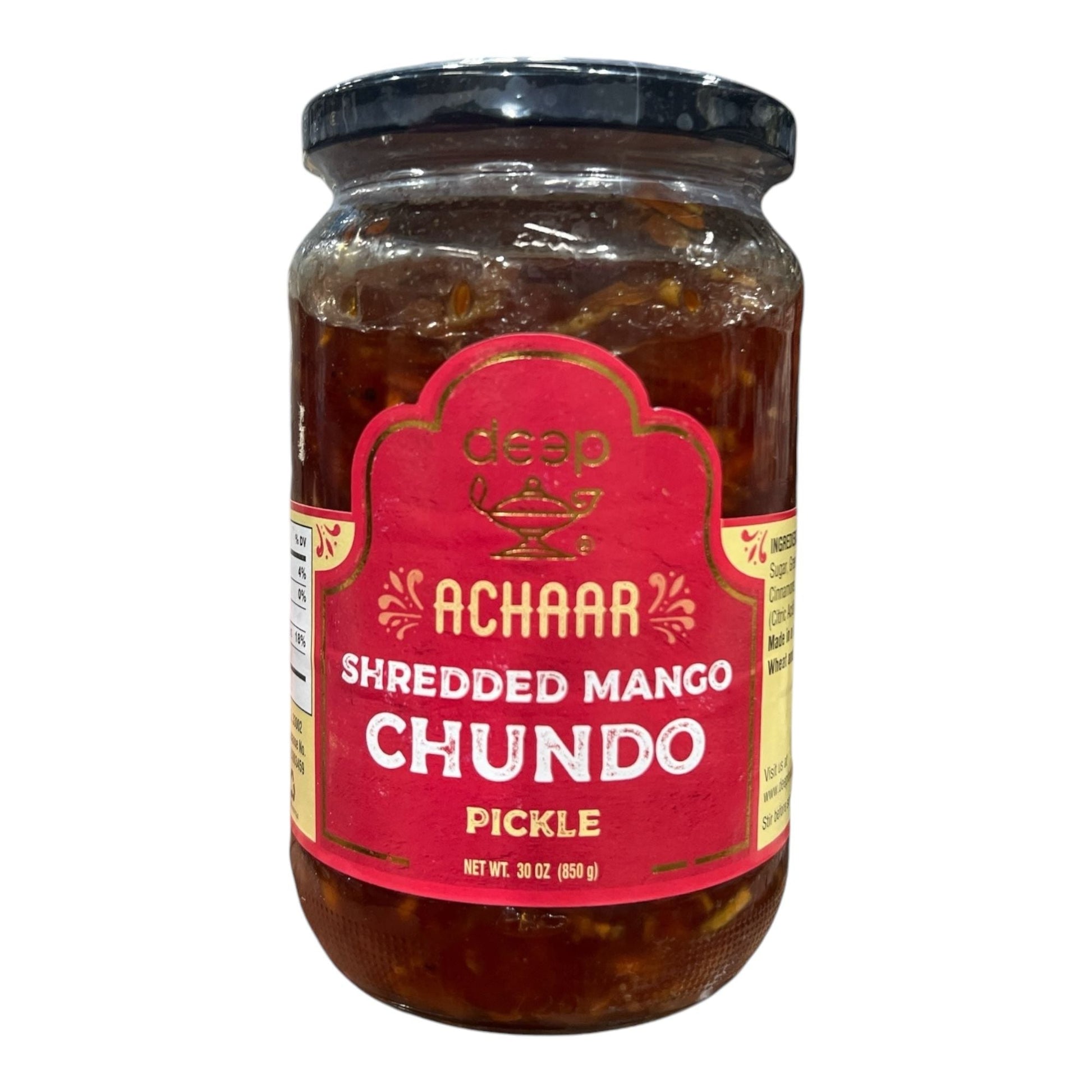 Deep Shredded Mango Chundo Pickle (Achaar) 30 Oz