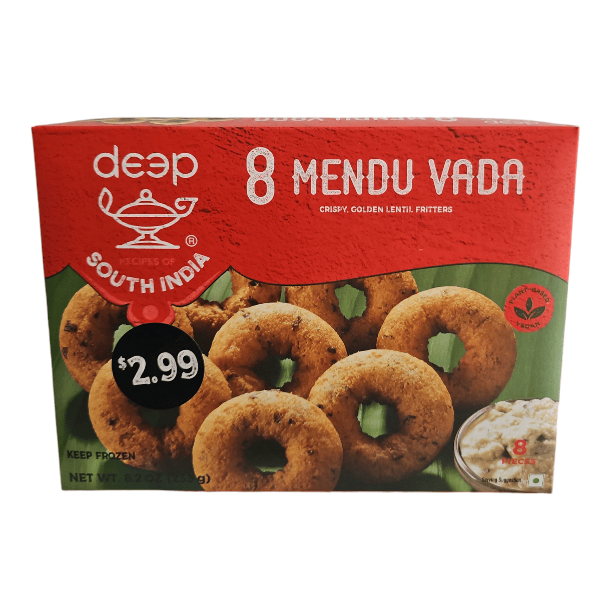 Deep South Indian Mendu Vada (Pack of 8)