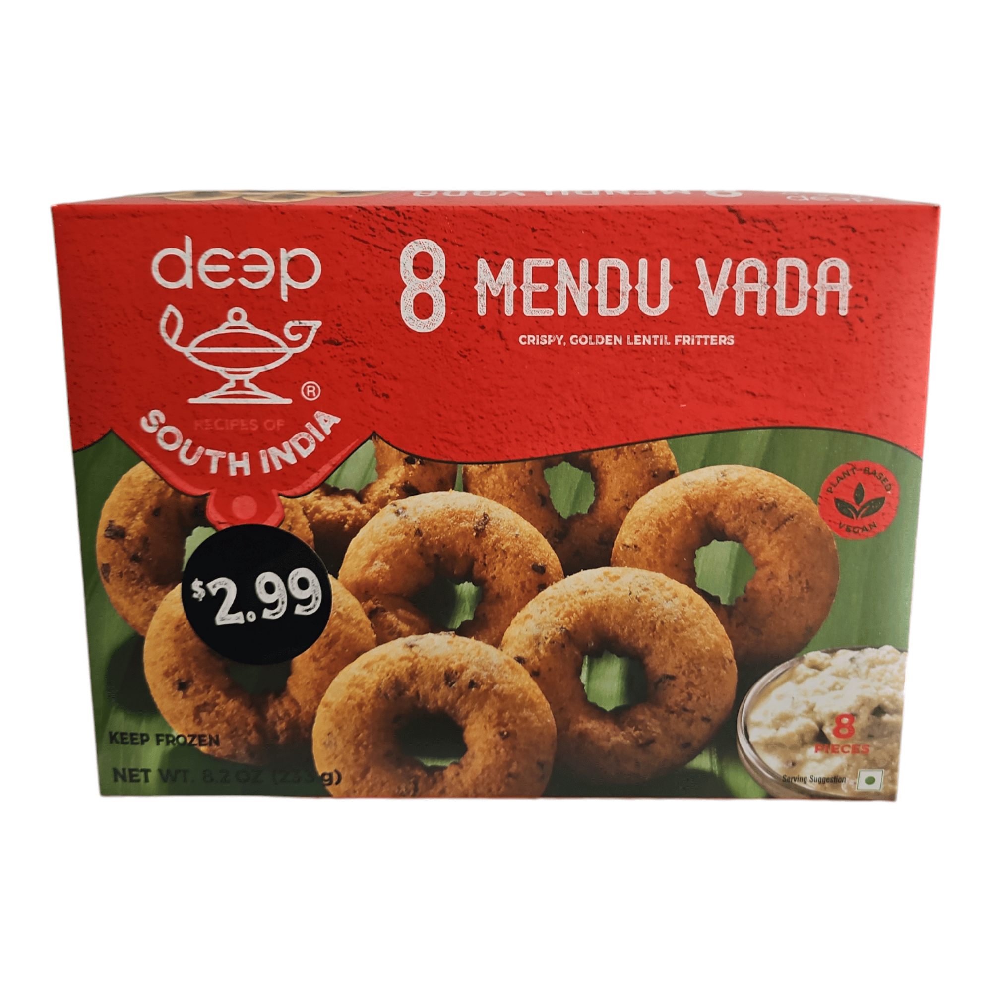 Deep South Indian Mendu Vada (Pack of 8)