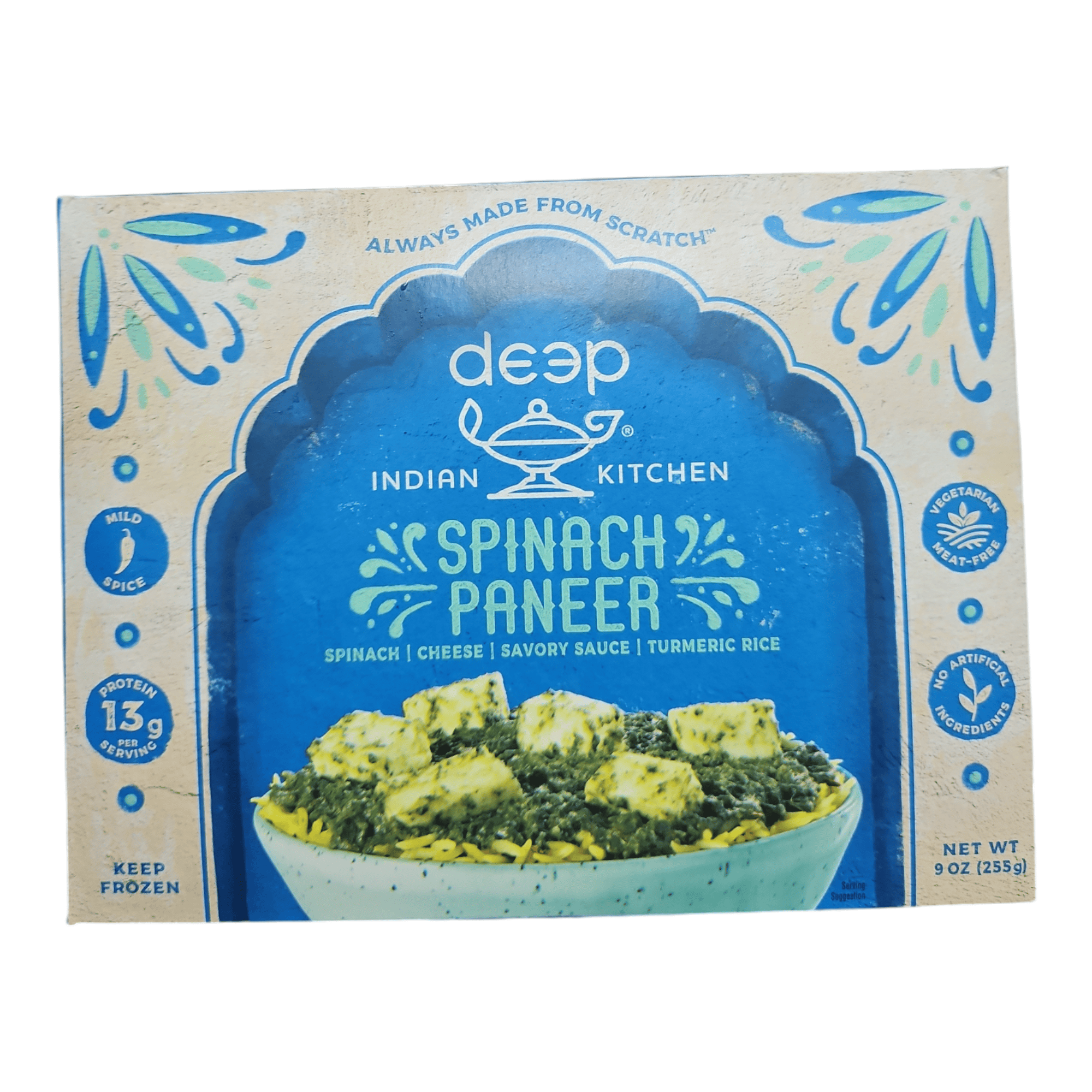 Deep Spinach Paneer with Rice 9 oz