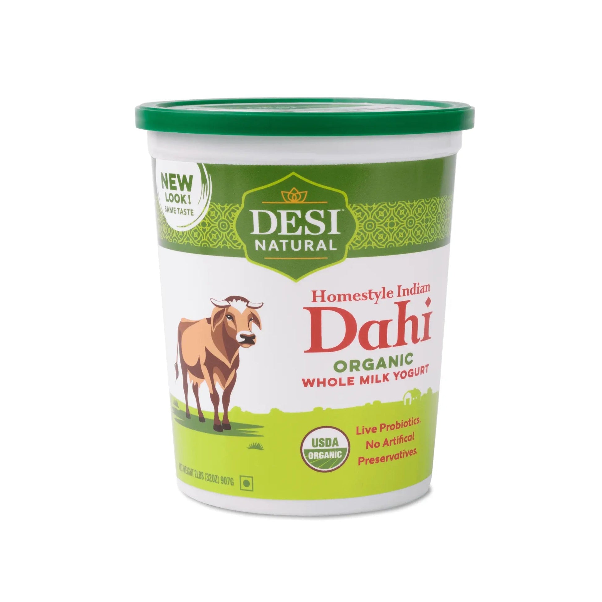 Desi Organic Whole Milk Yogurt 2 Lb