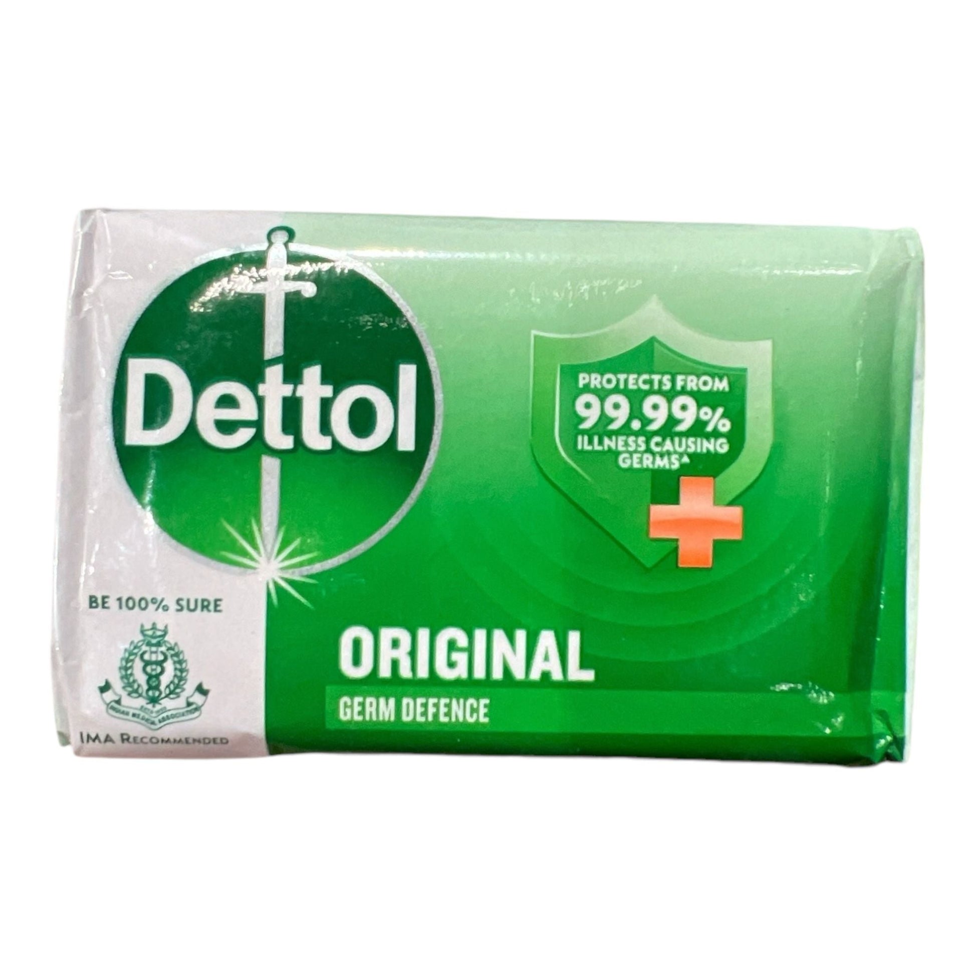 Dettol Original Germ Defense Soap 100 GM (Green)