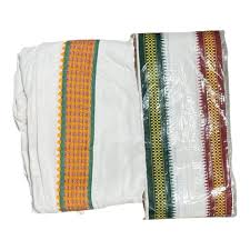 Dhoti & Gamcha Set (Red,Yellow,White,Orange)