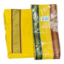 Dhoti & Gamcha Set (Red,Yellow,White,Orange)