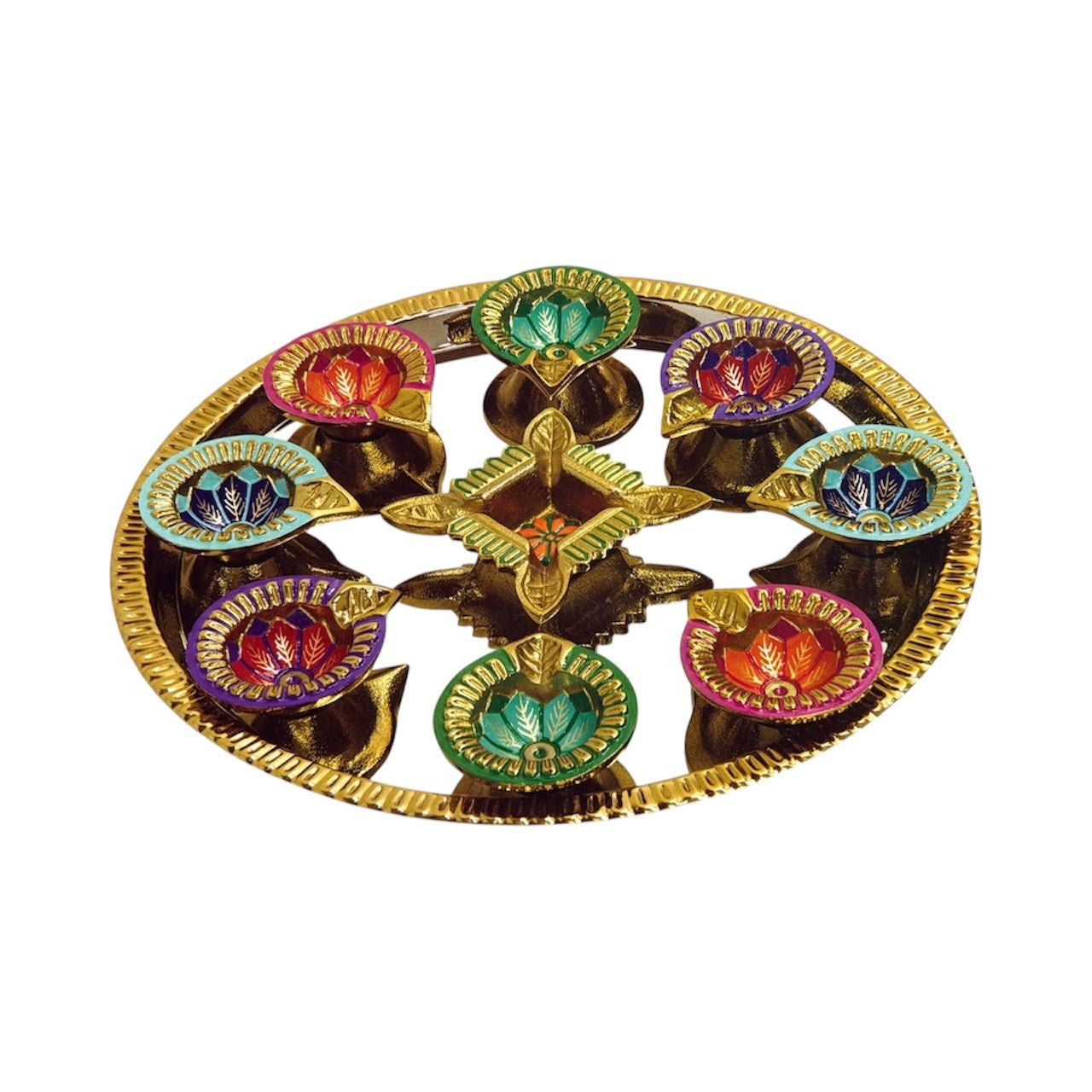 Diwali Diya 10 Pcs Set (Metal)