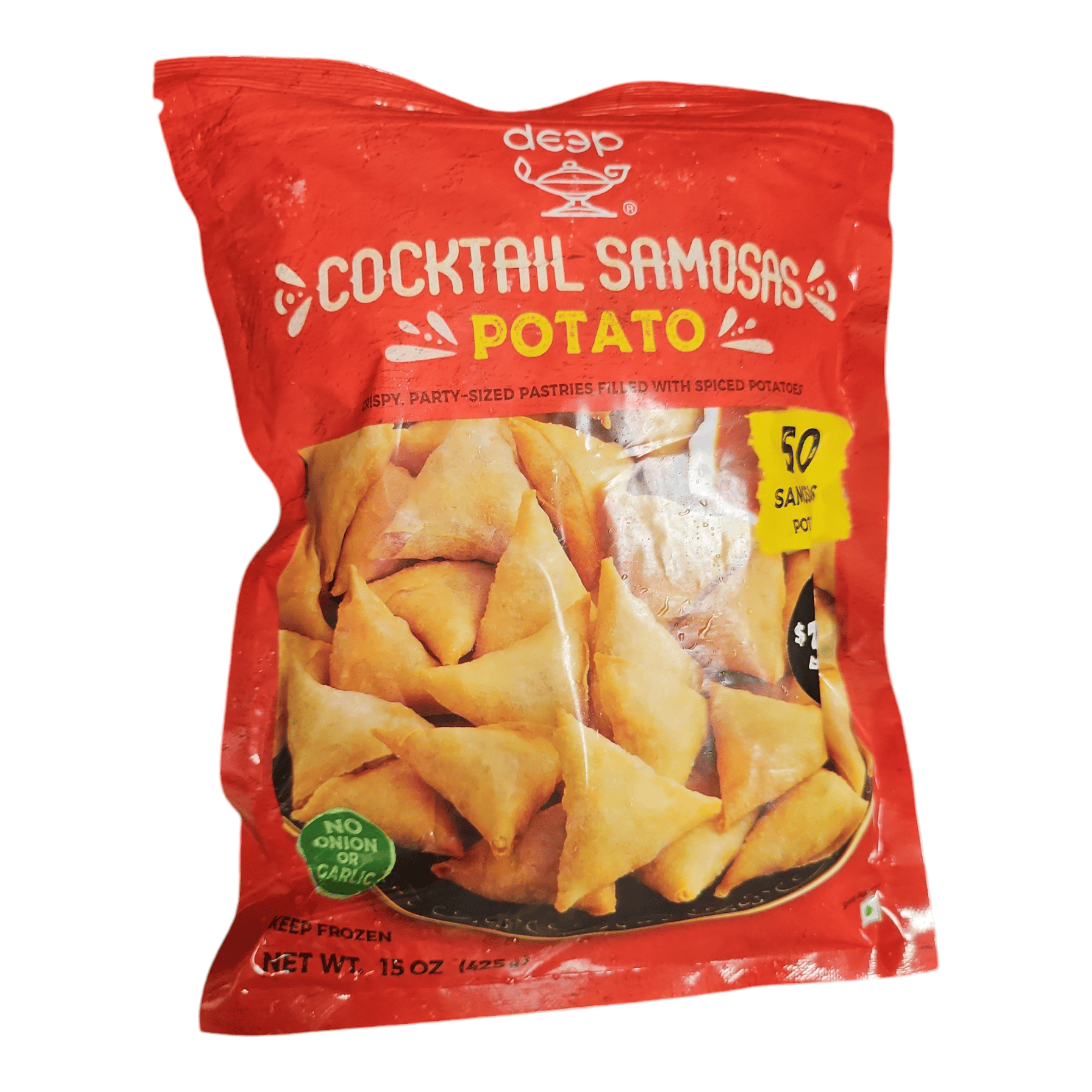 Frozen Deep Cocktail Potato Samosa (Pack of 50)