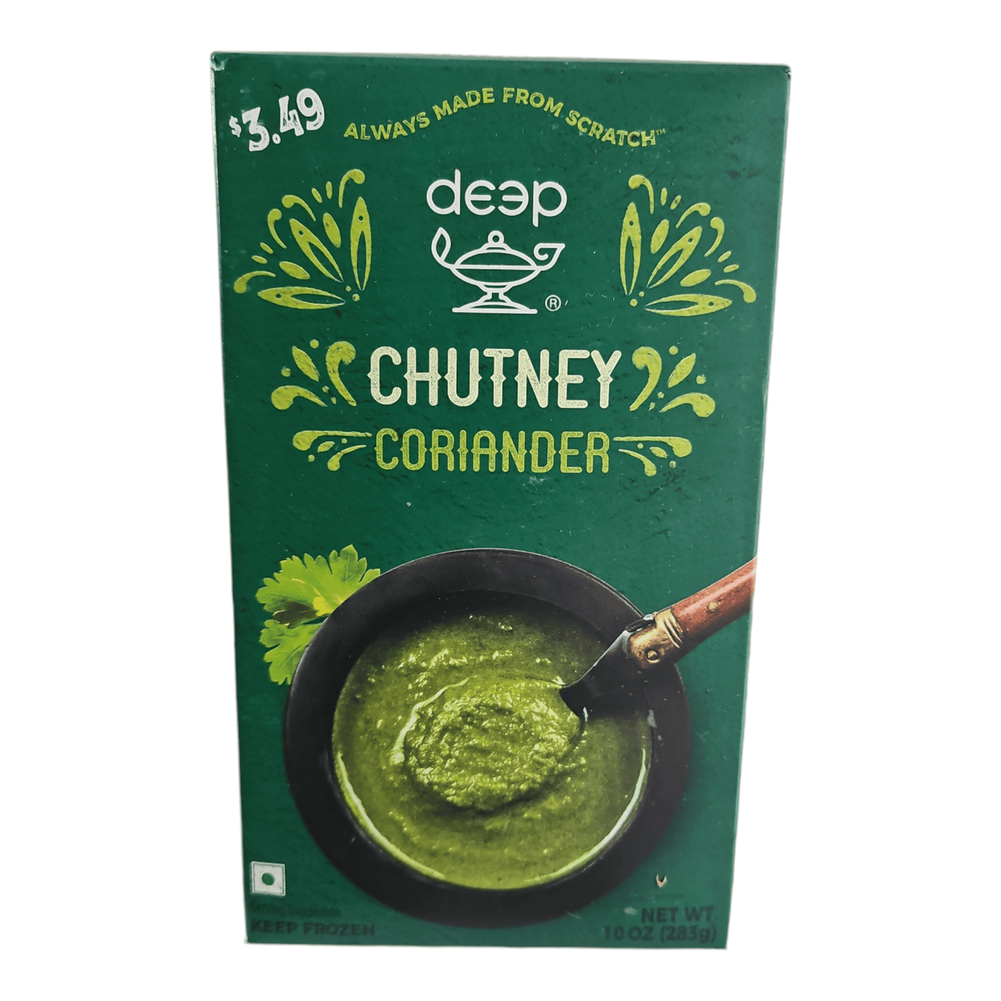 Frozen Deep Coriander Chutney 10 Oz