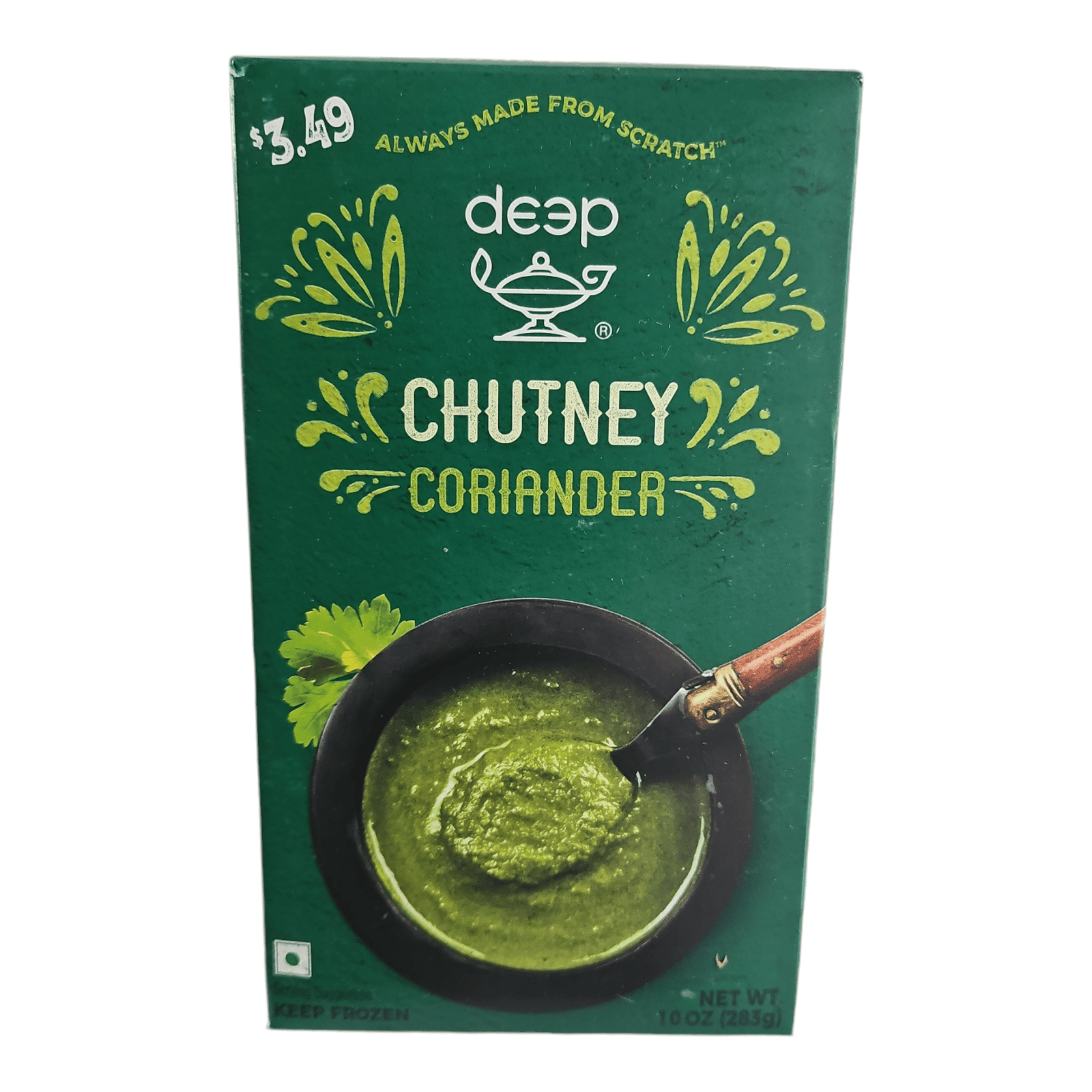 Frozen Deep Coriander Chutney 10 Oz