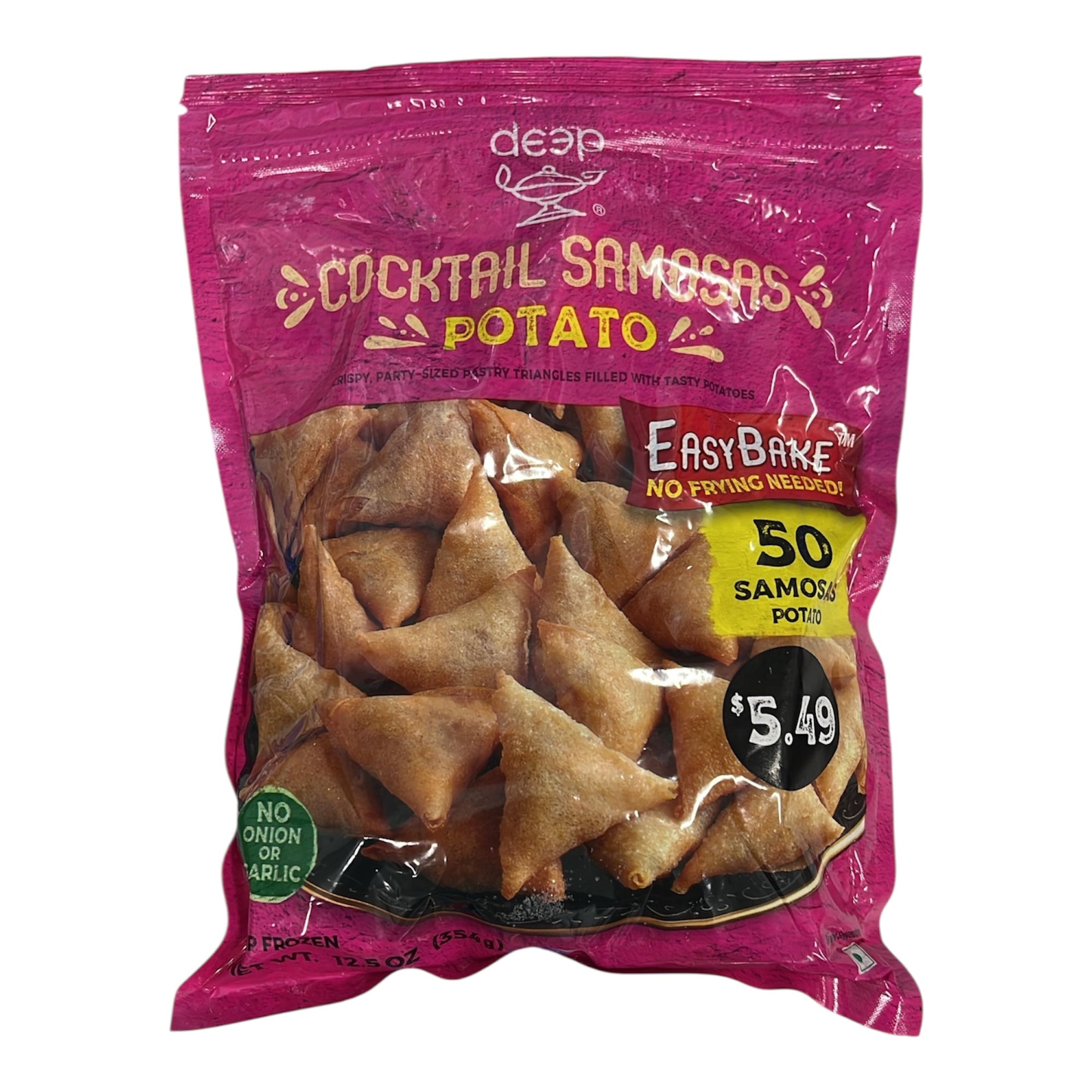 Frozen Deep Easy Bake Cocktail Potato Samosa (Pack of 50)