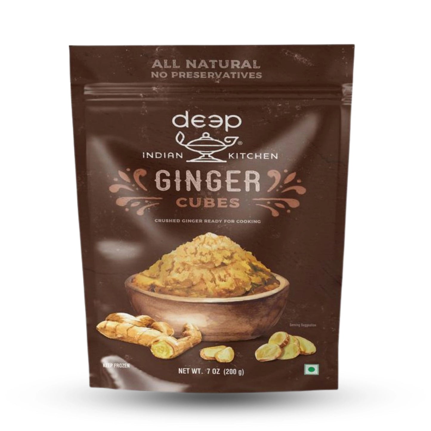 Frozen Deep Ginger Cubes
