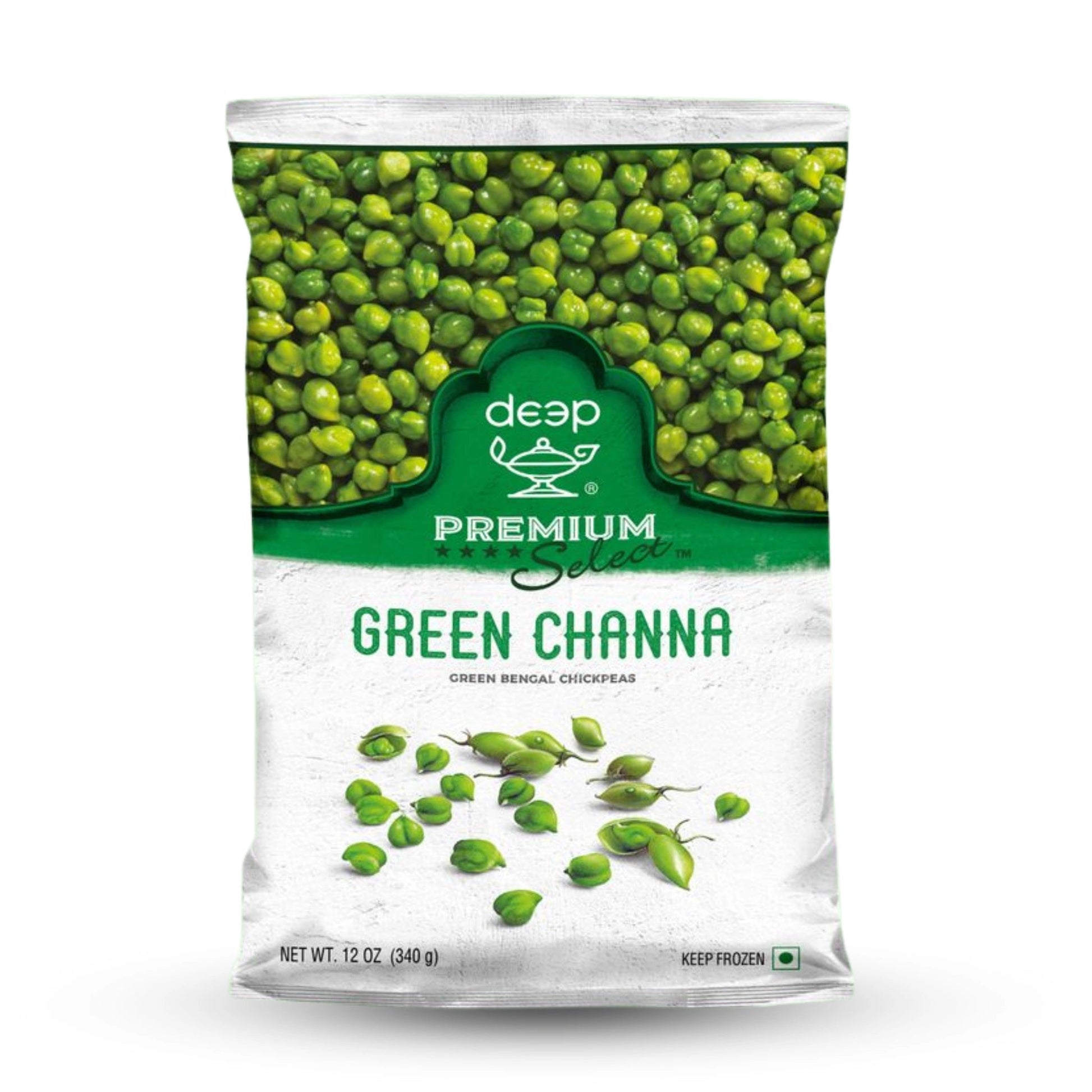Frozen Deep Green Chana 12 Oz