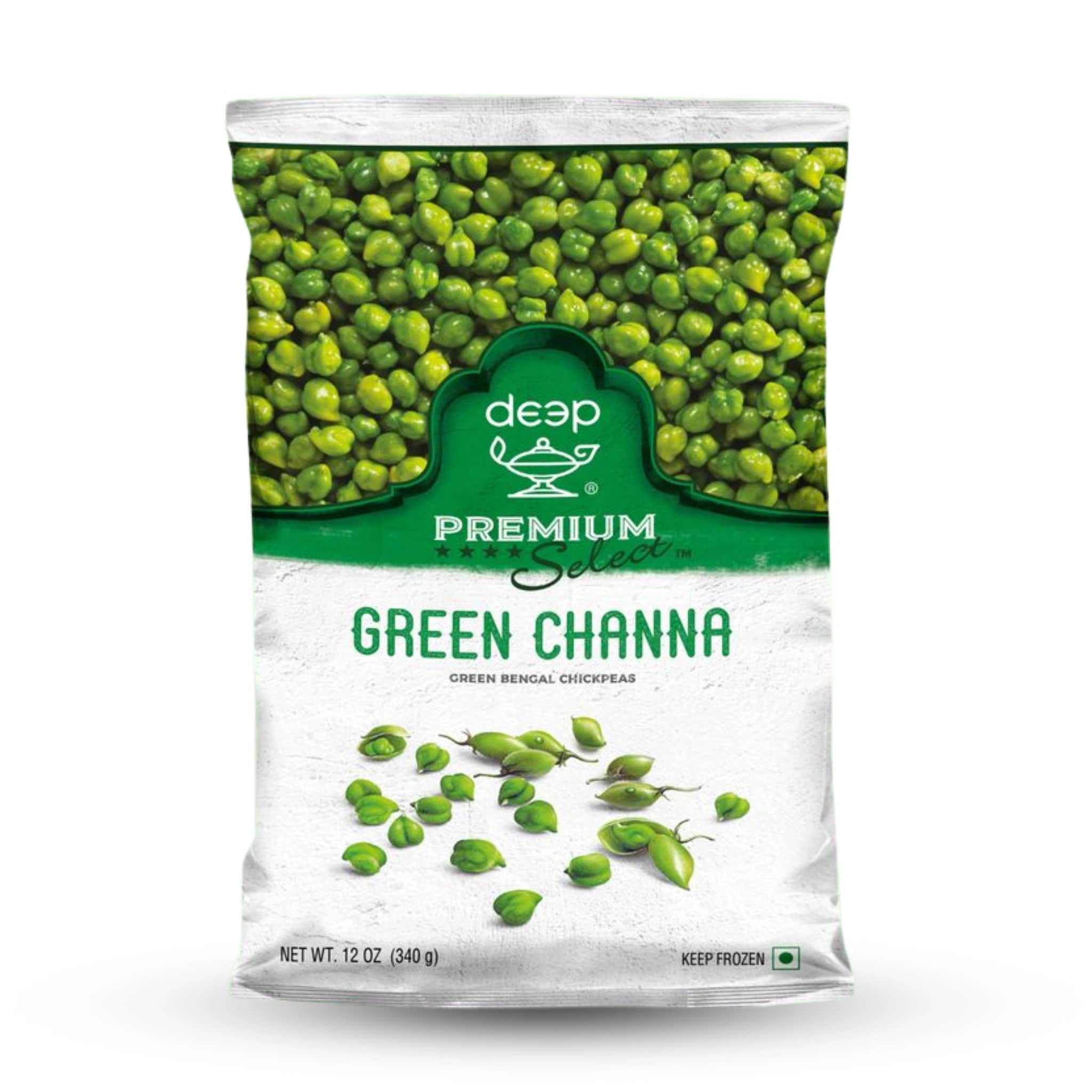 Frozen Deep Green Chana 12 Oz